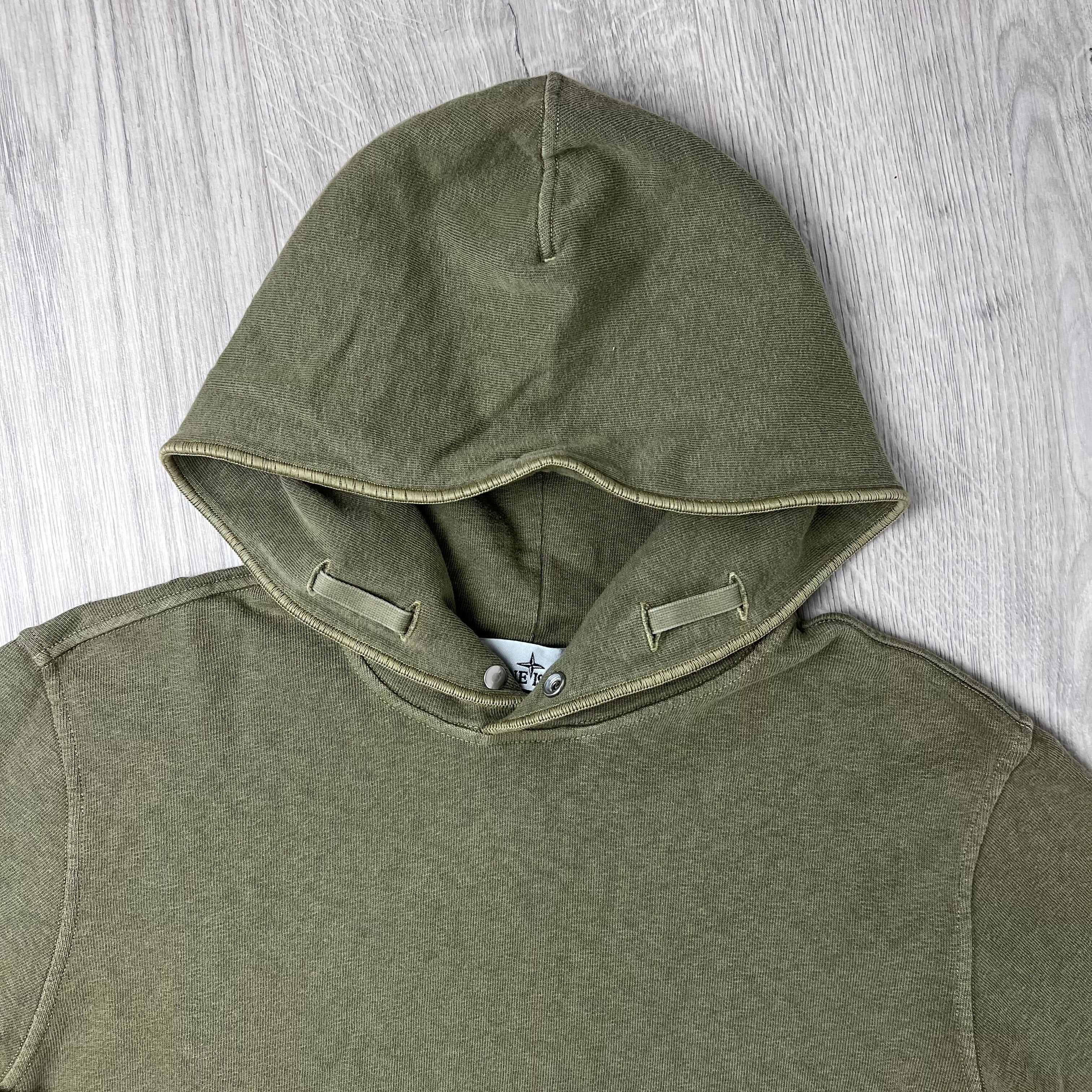 Stone Island Dyed Hoodie - Military