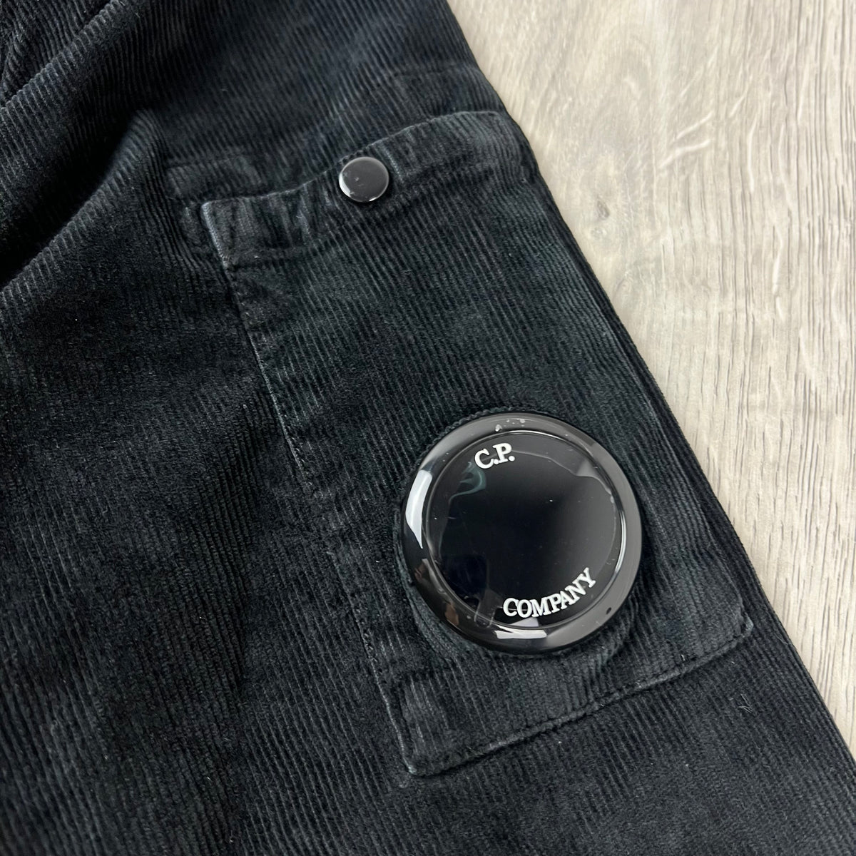 CP Company Corduroy Overshirt - Black