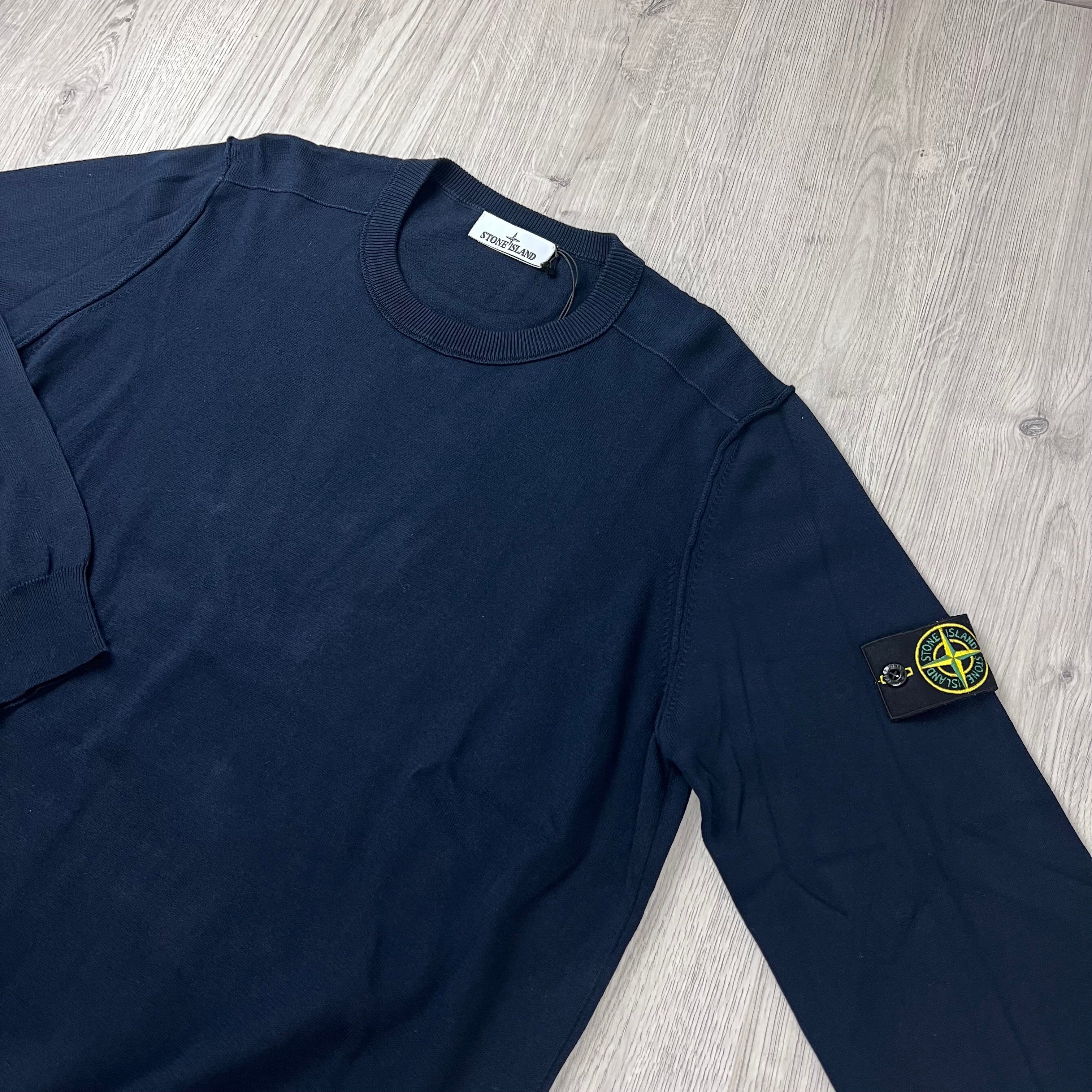 Stone Island Dyed Sweatshirt - Navy