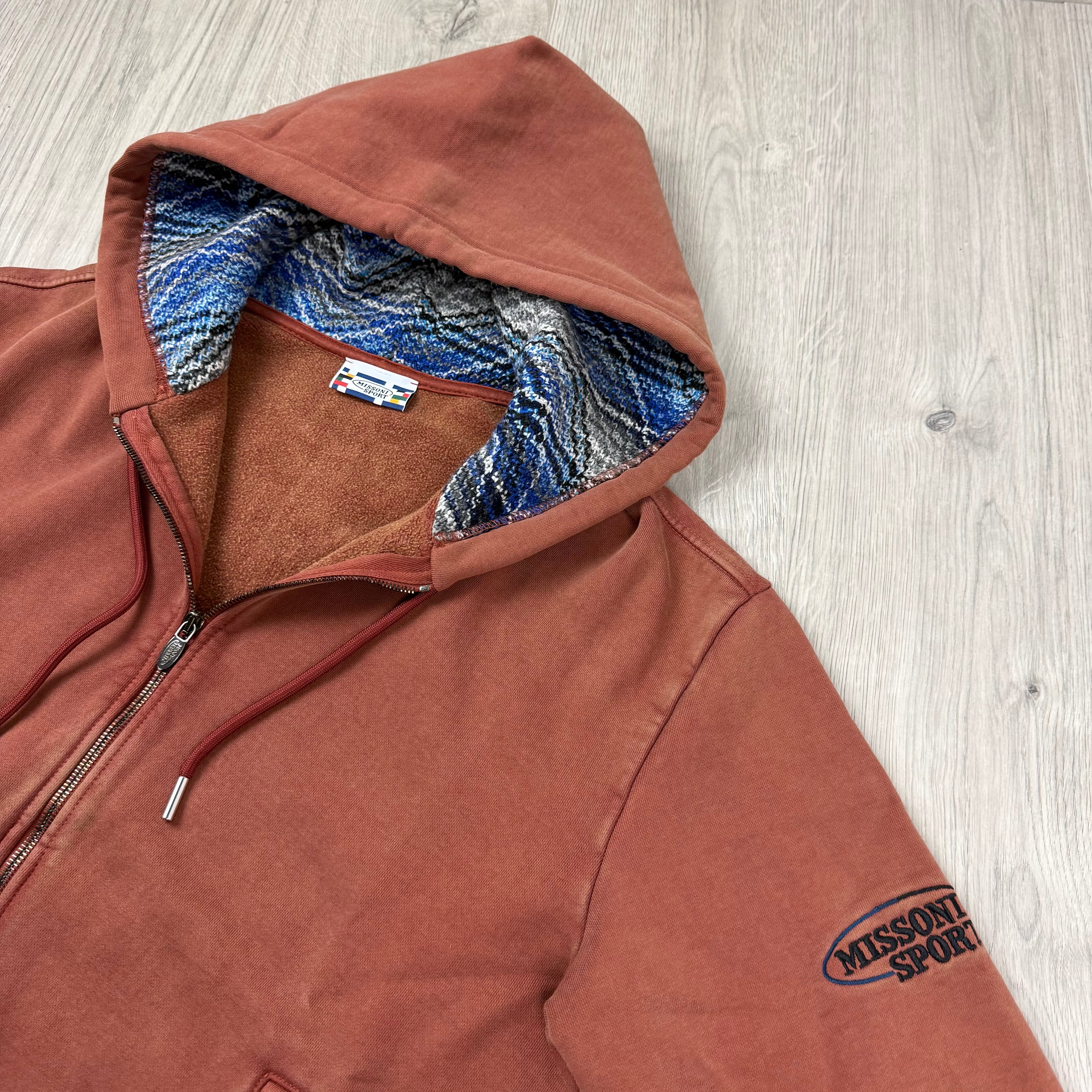 Missoni Sport Zip Hoodie - Rust