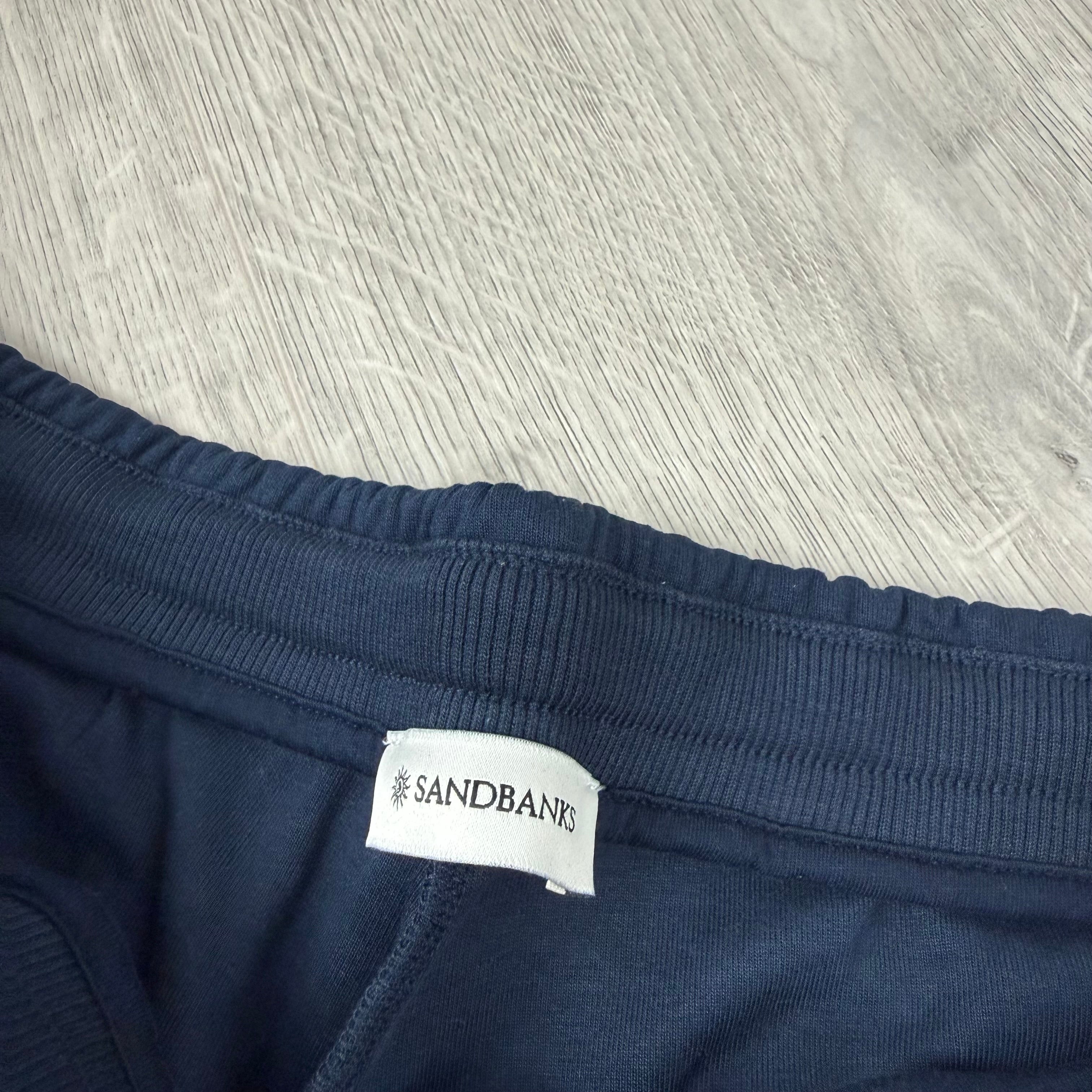 Sandbanks Badge Logo Jersey Shorts - Navy