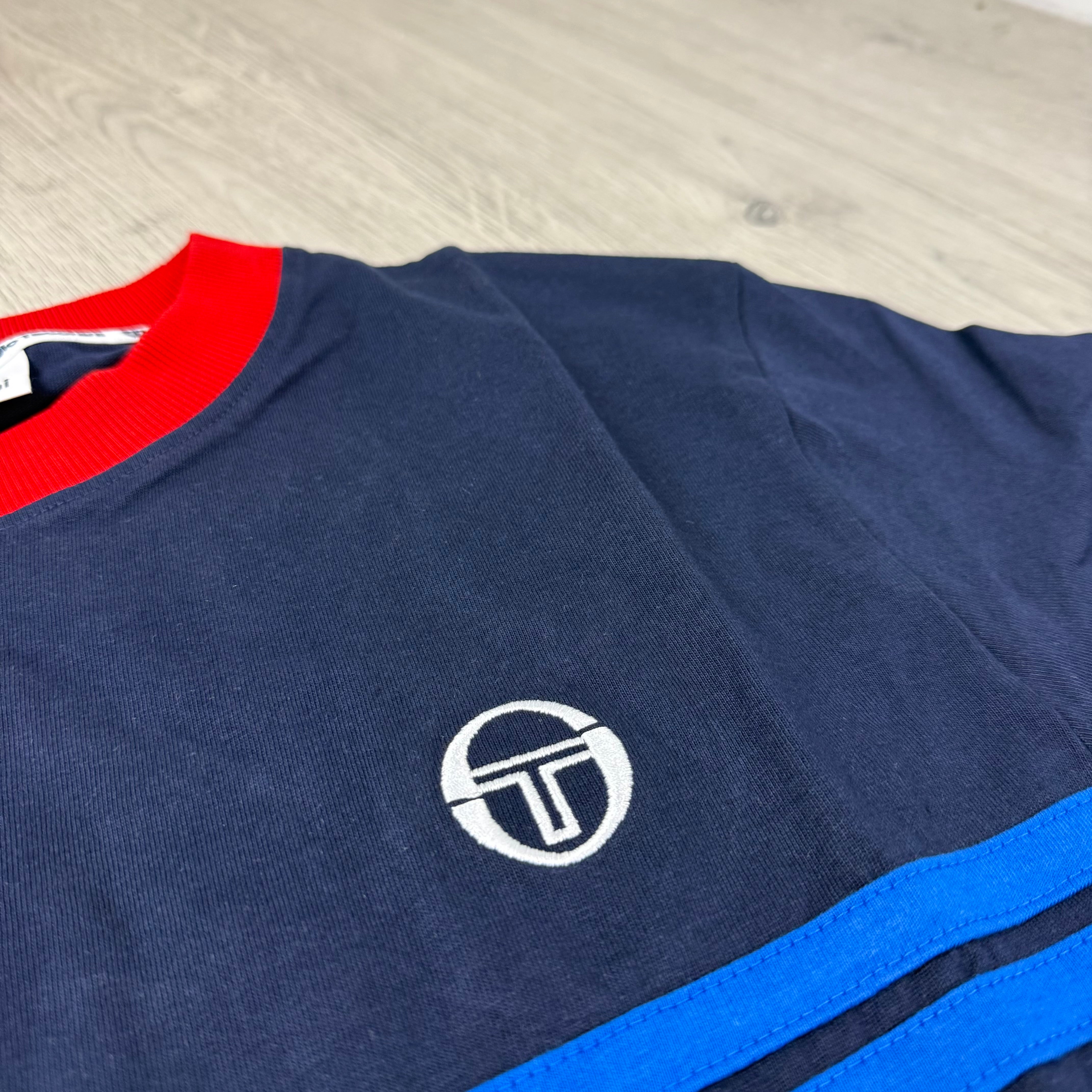 Sergio Tacchini 'Supermac' T-Shirt - Maritime Blue