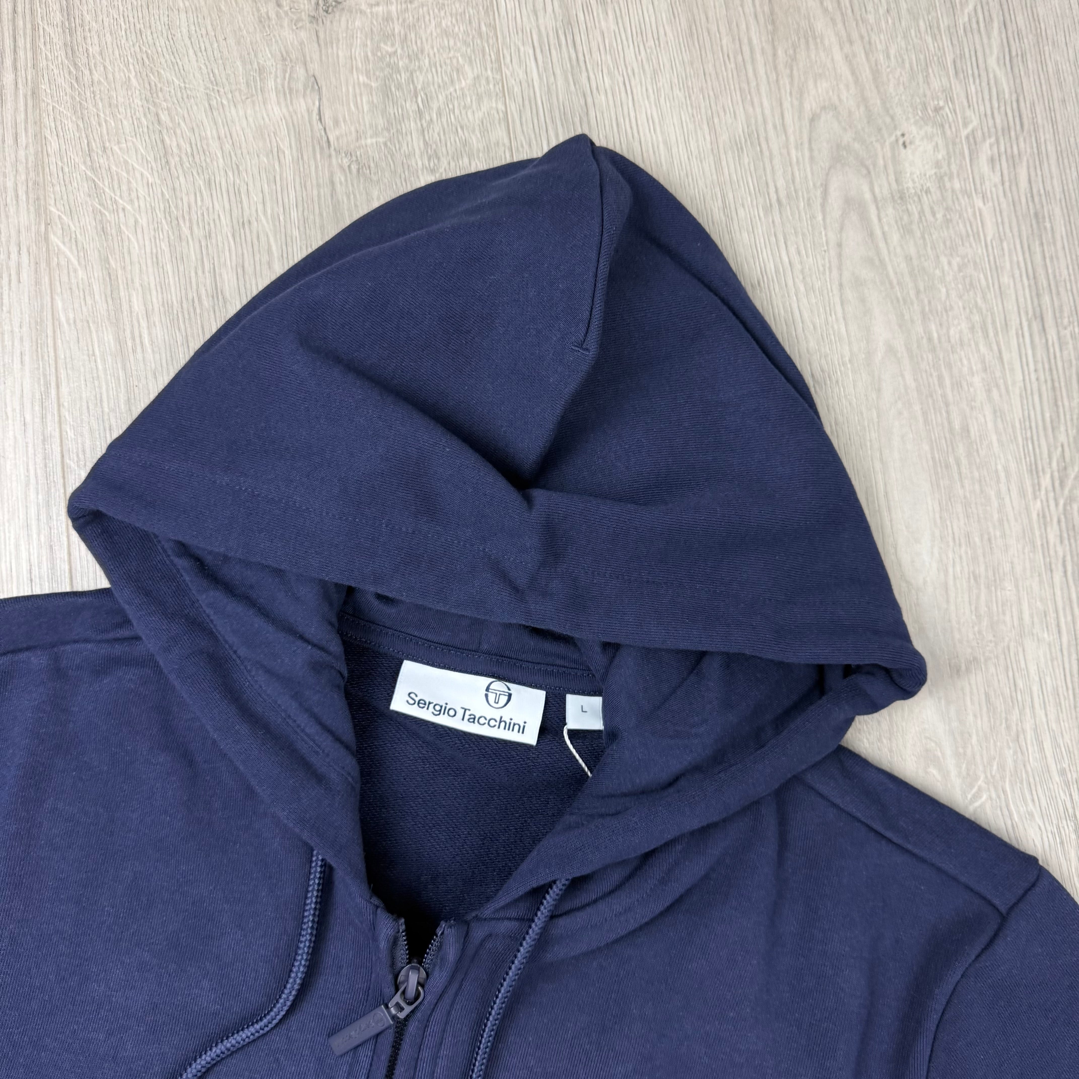 Sergio Tacchini 'Bold' Zip Hoodie - Navy