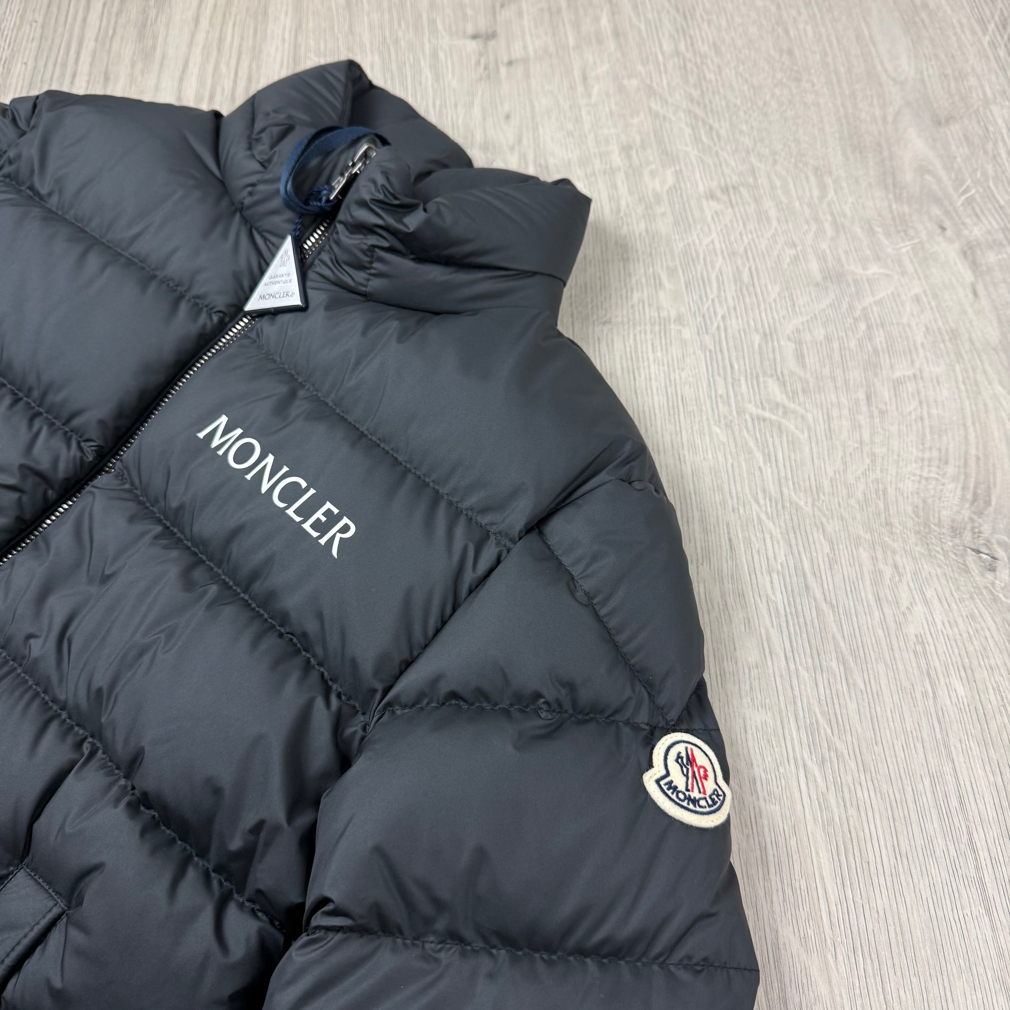 Moncler Junior Bajan Down Jacket - Black
