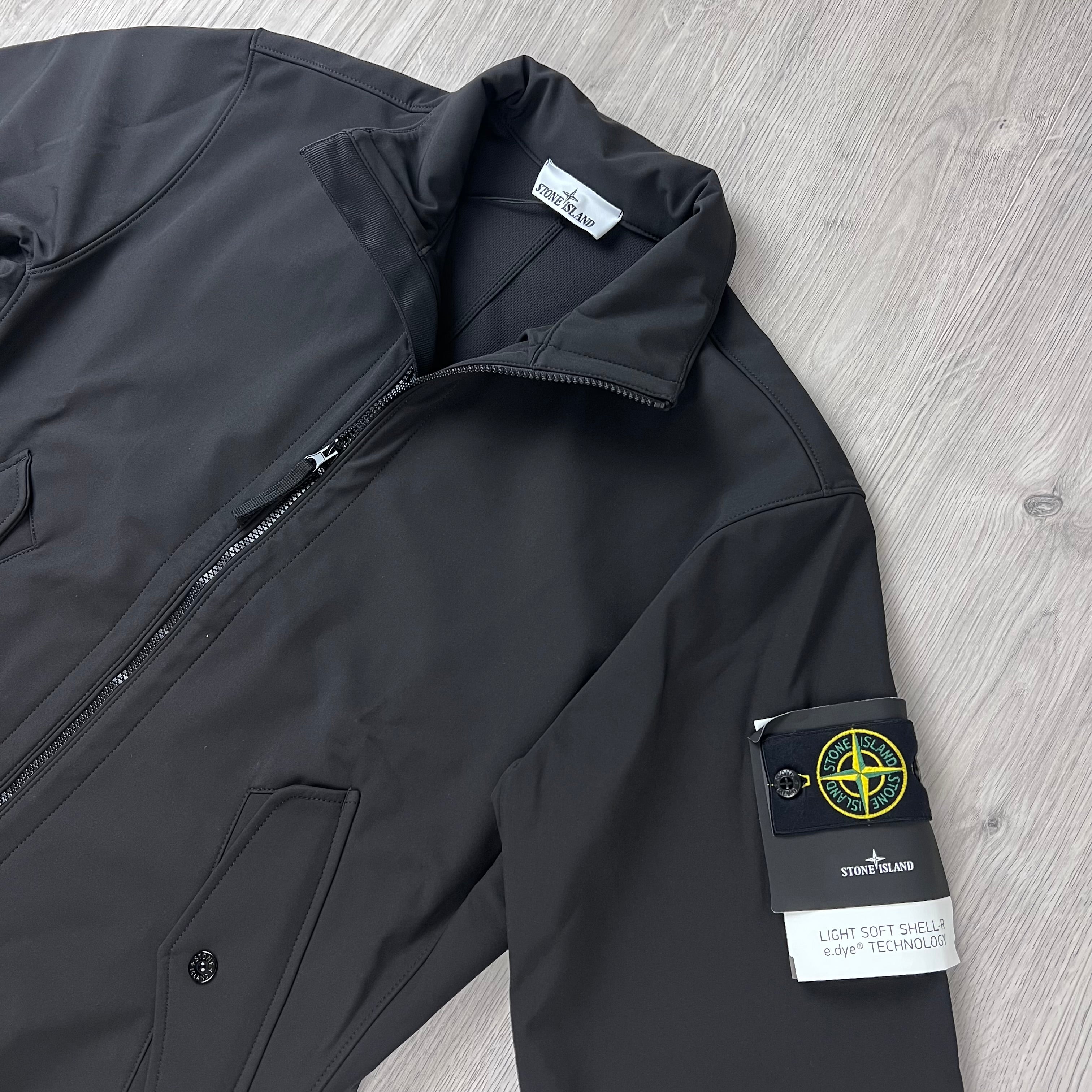 Stone Island Shell Jacket - Black