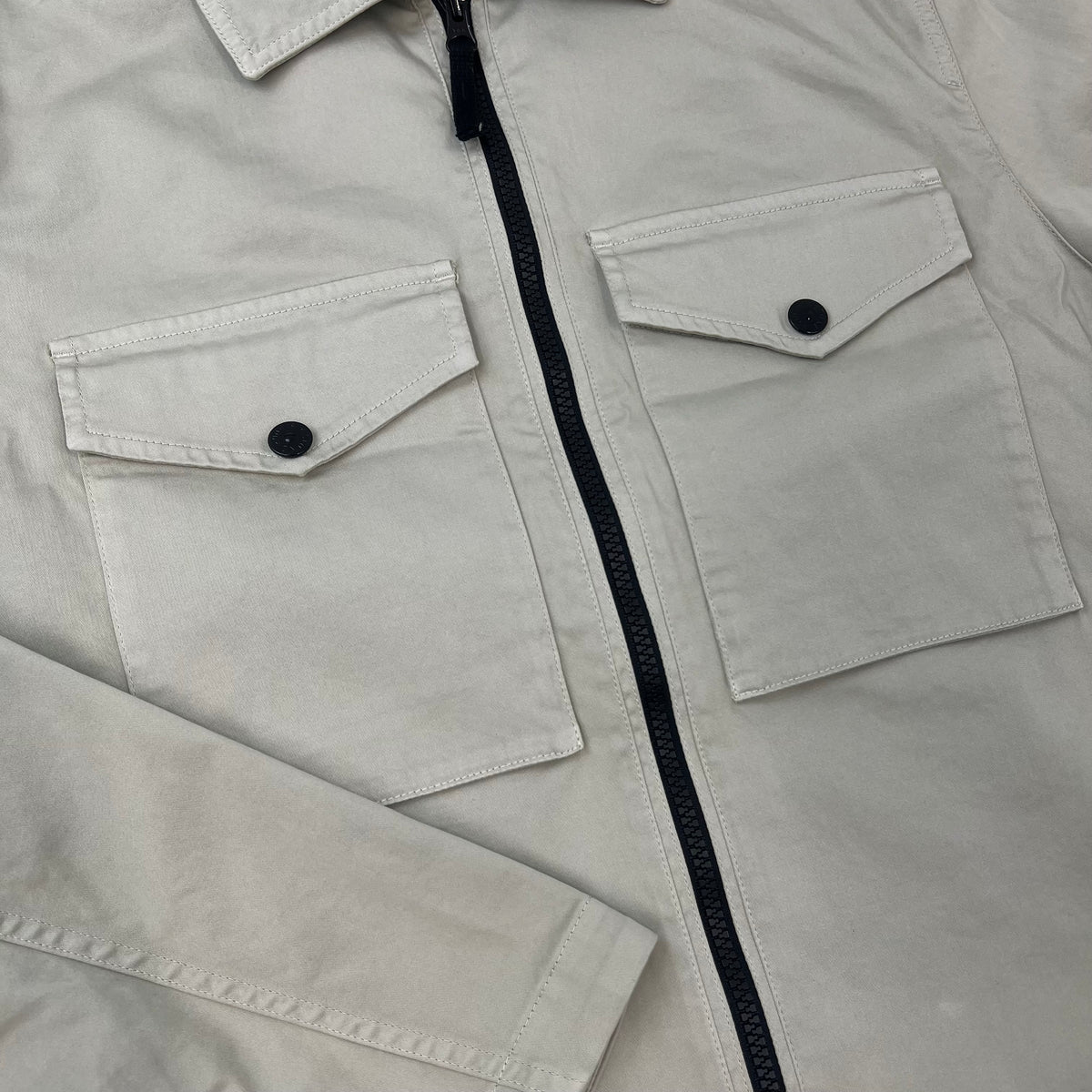 Stone Island Zip Overshirt - Sand