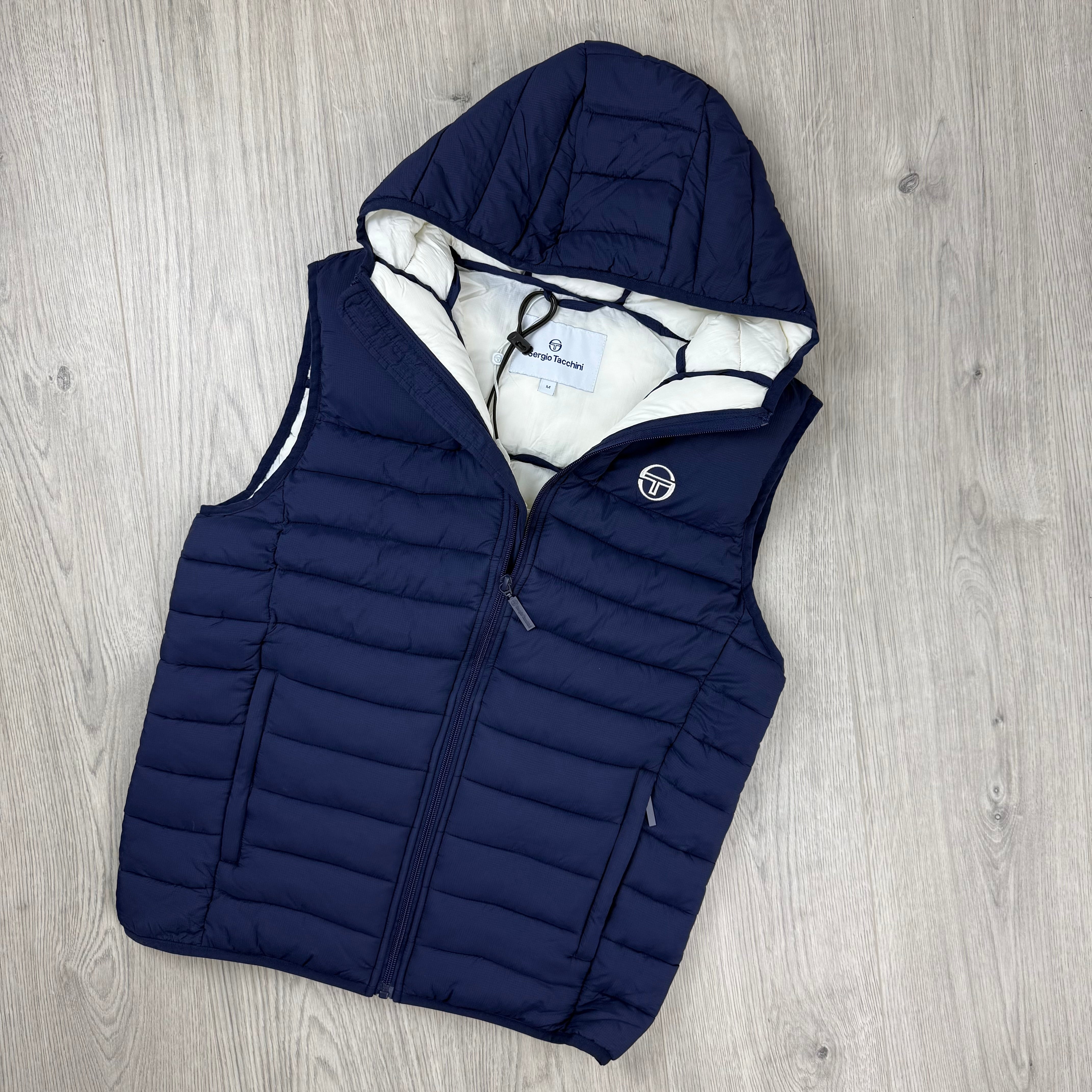 Sergio Tacchini 'Vessen 024' Puffer Gilet - Navy