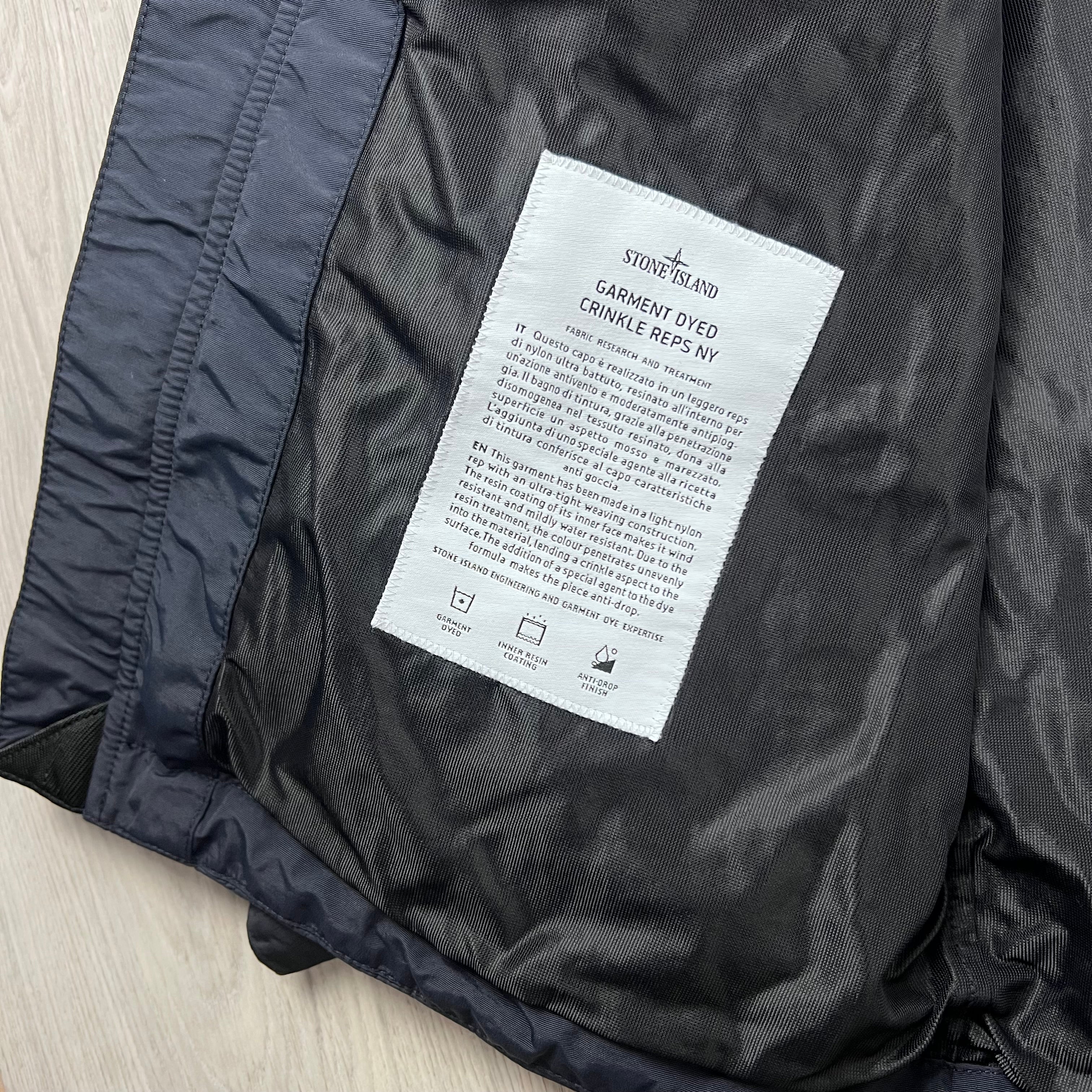 Stone Island Crinkle Reps NY Jacket - Navy