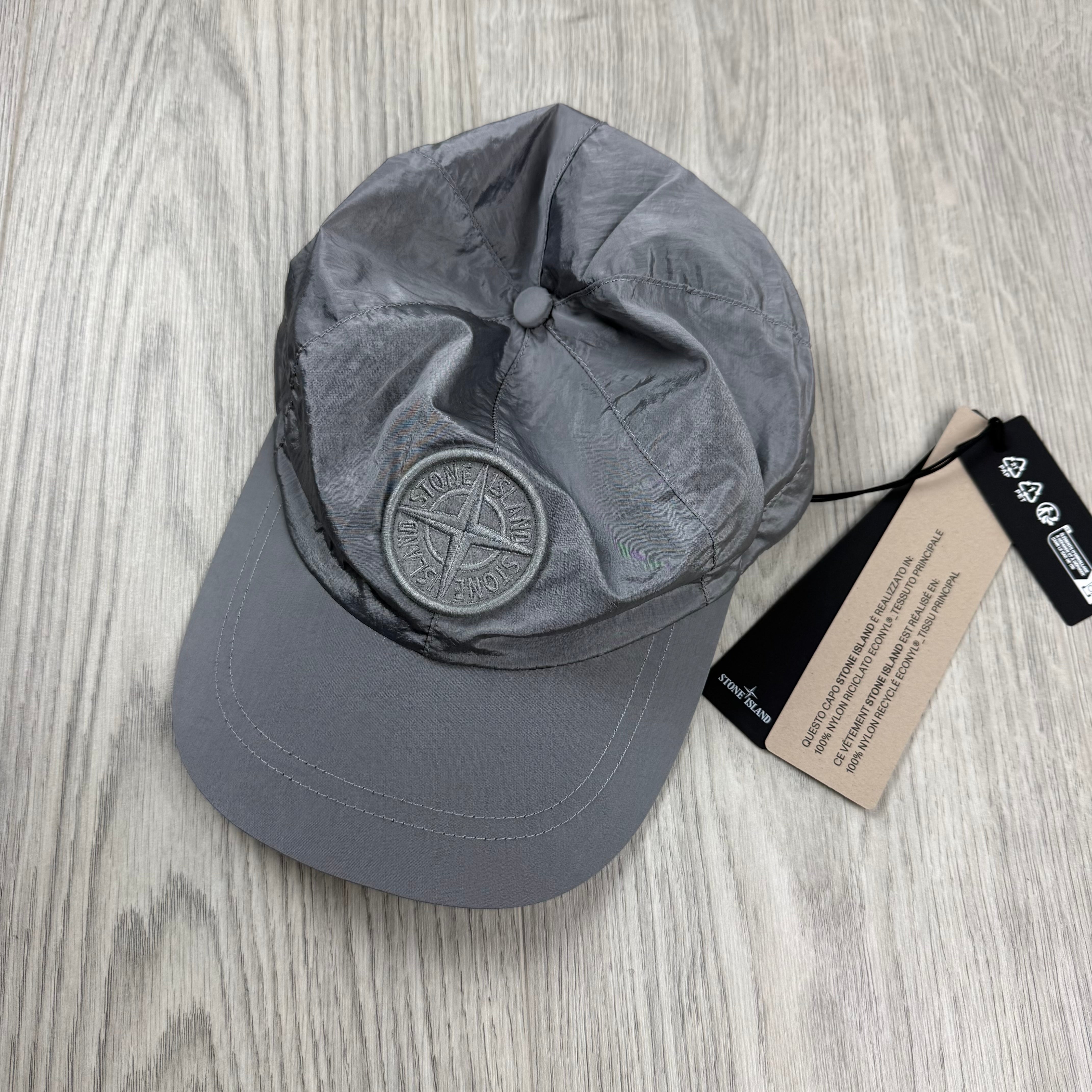 Stone Island Metal Baseball Cap - Pearl Grey