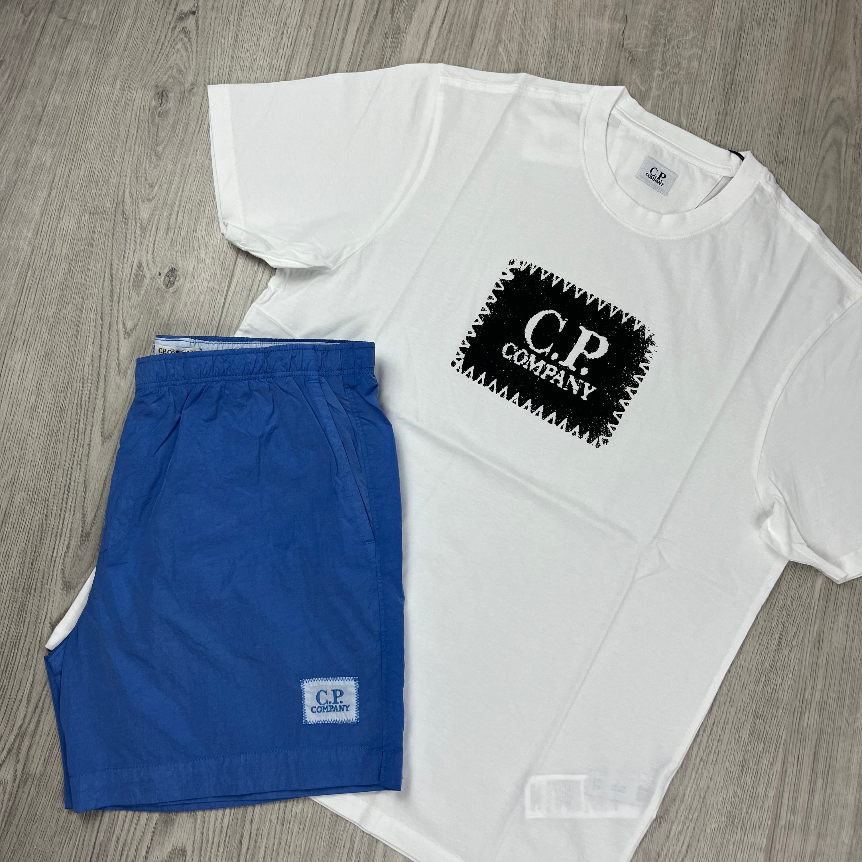 CP Company Holiday Set - White/Pacific Coast