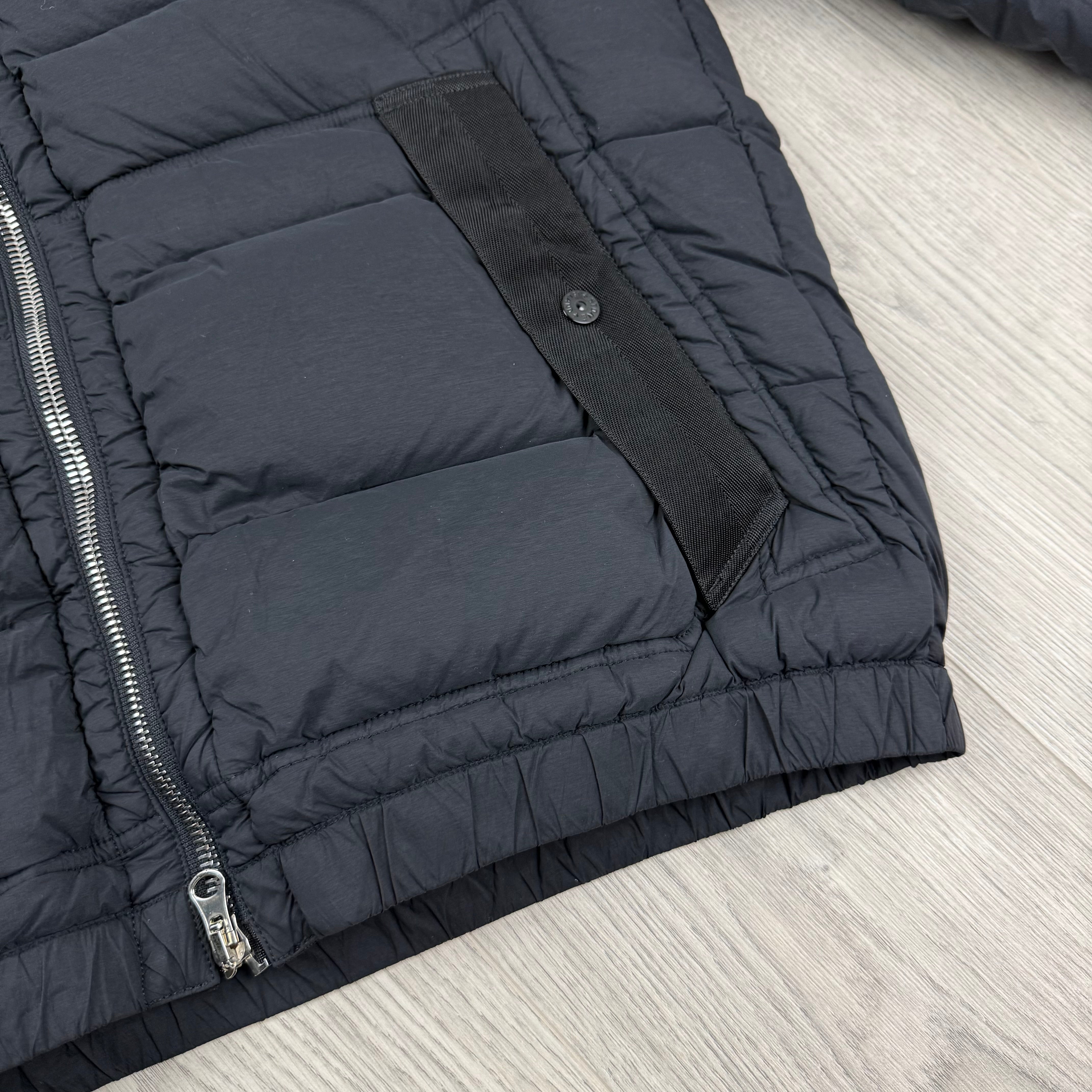Stone Island Nylon Down Jacket - Black