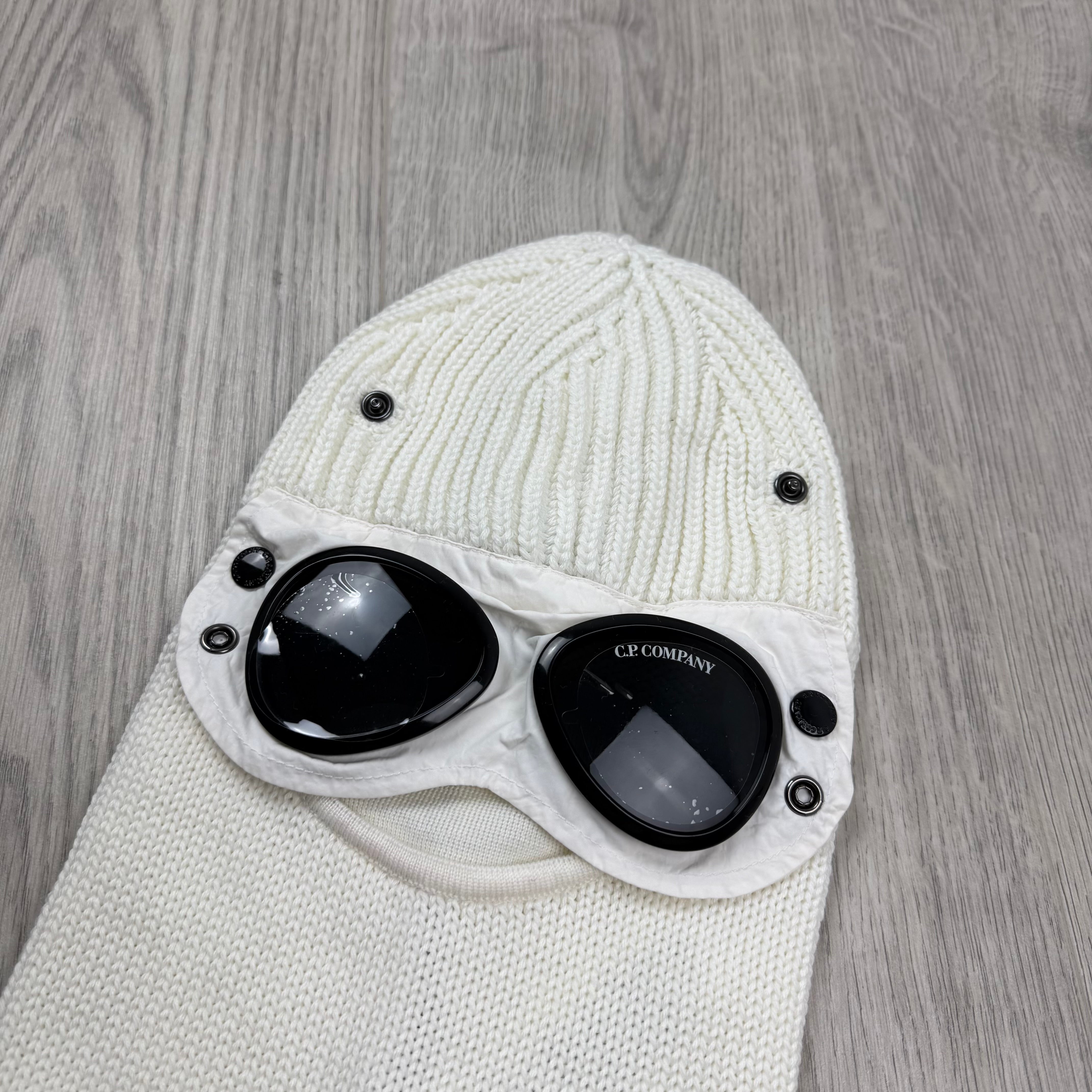 CP Company Goggle Ski Mask - White