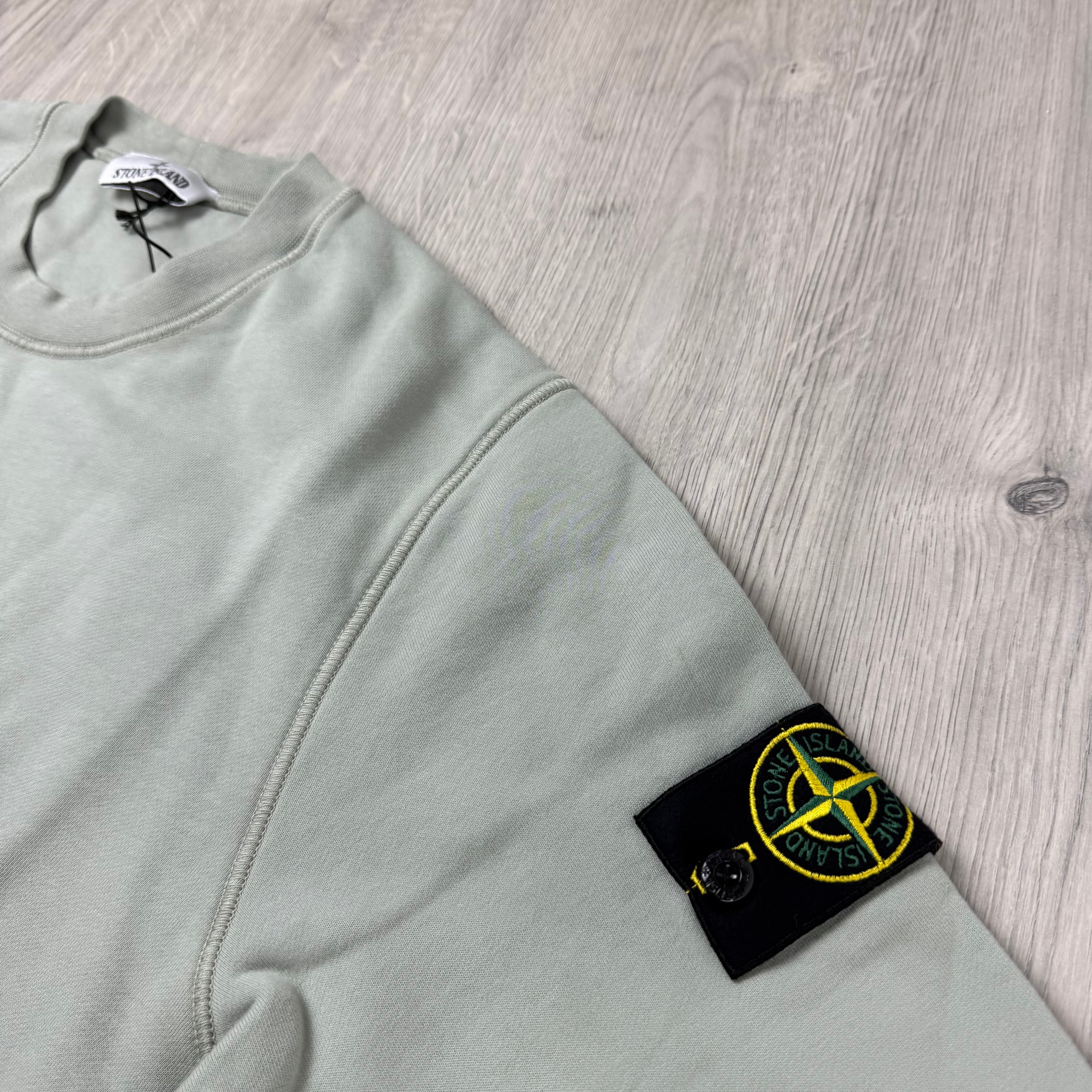 Stone Island Dyed Sweatshirt - Sage
