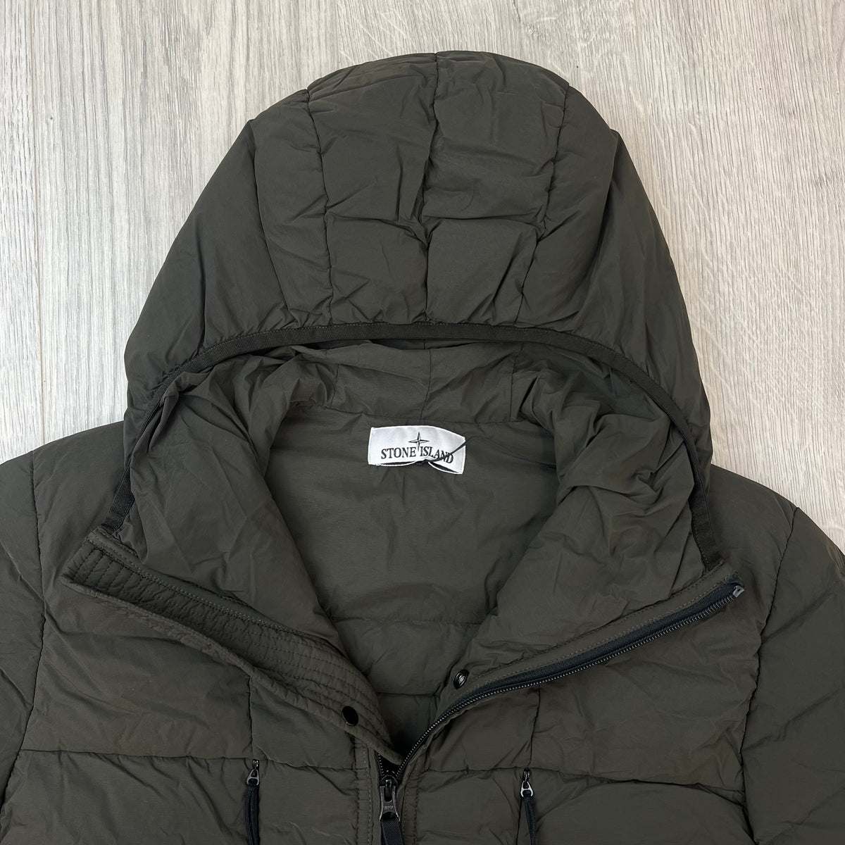 Stone Island Seamless Down Jacket - Coal Grey