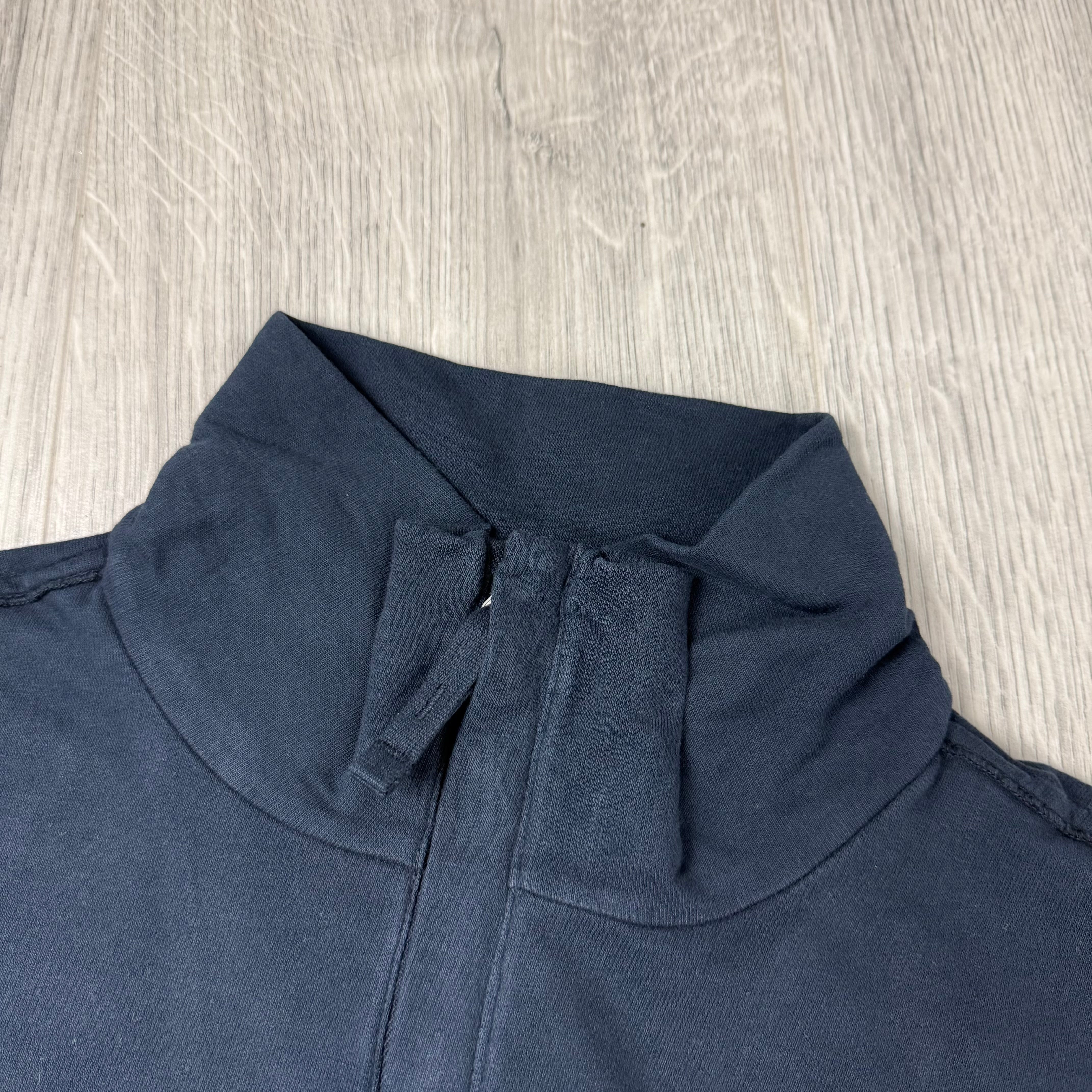 CP Company Light Fleece Zip Sweatshirt - Navy