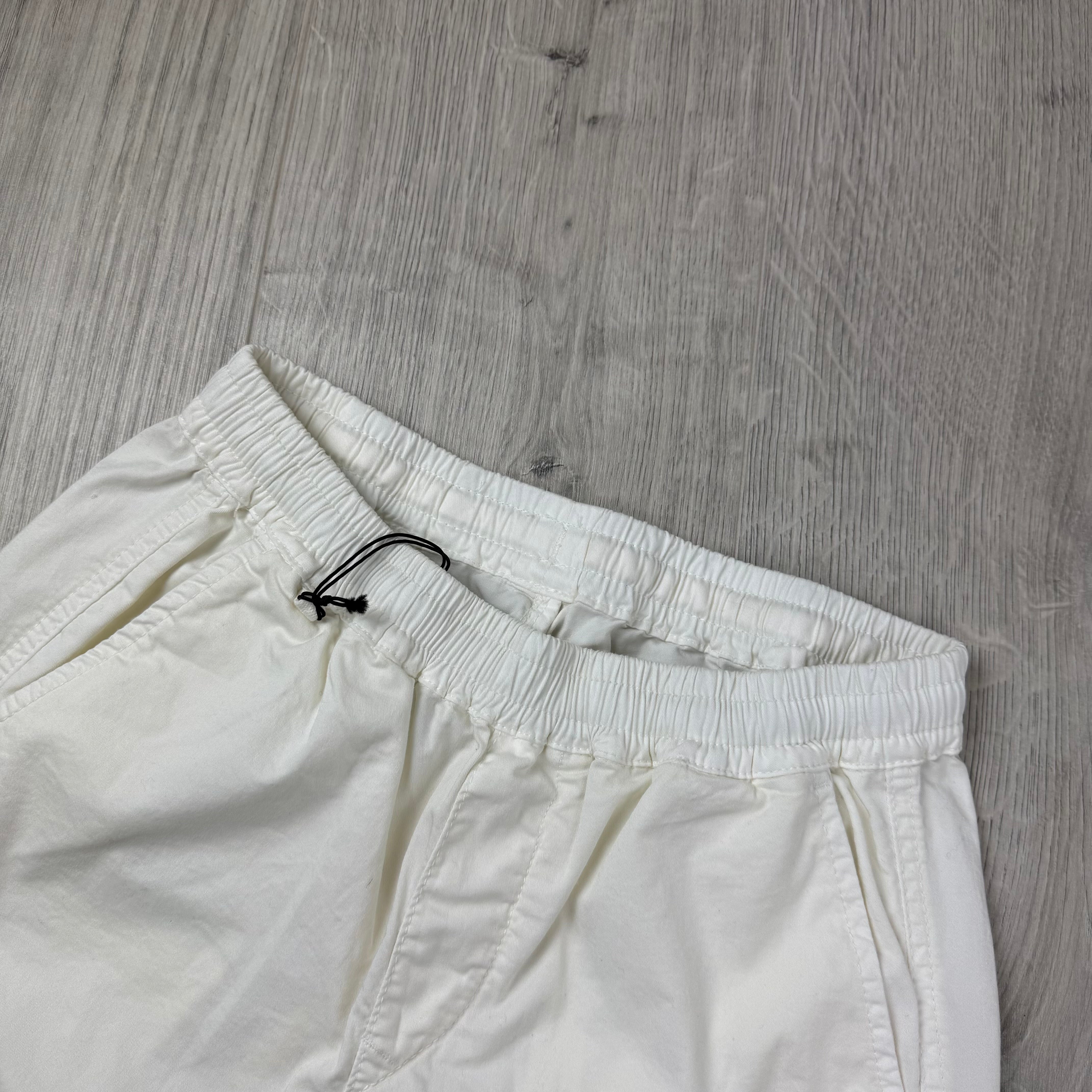 CP Company Junior Cargo Shorts - White