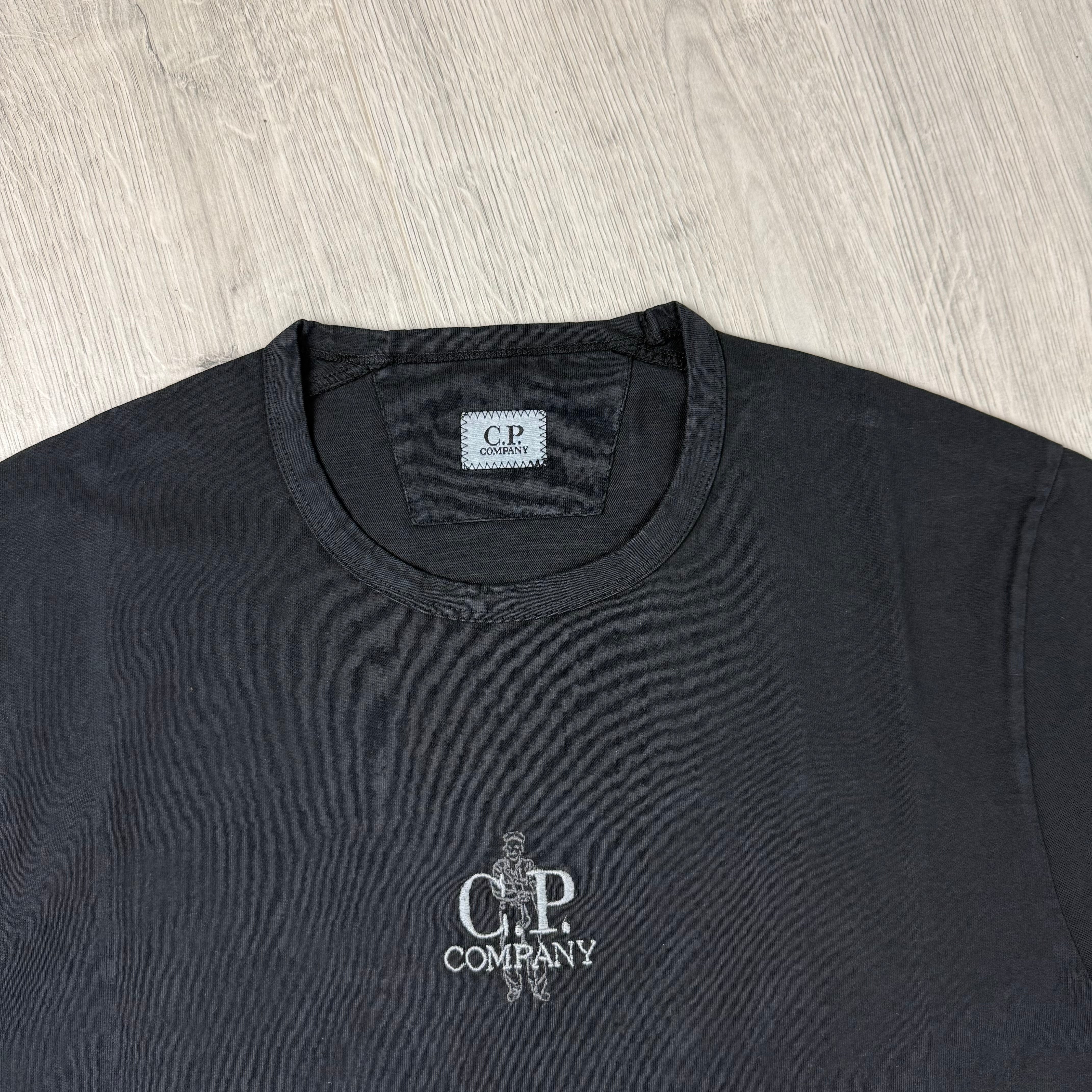 CP Company Embroidered Sailor T-Shirt - Black