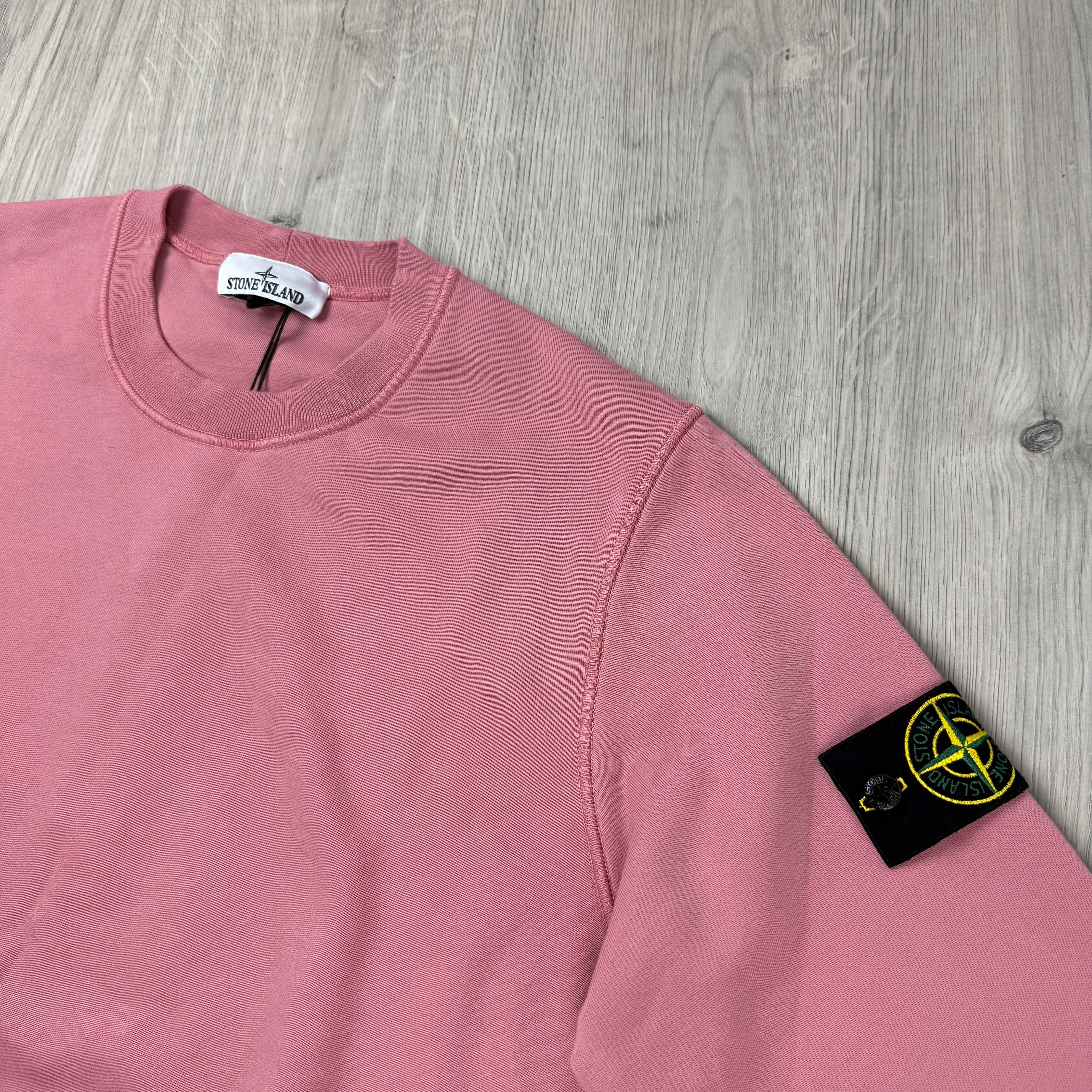 Stone Island Dyed Sweatshirt - Oleander