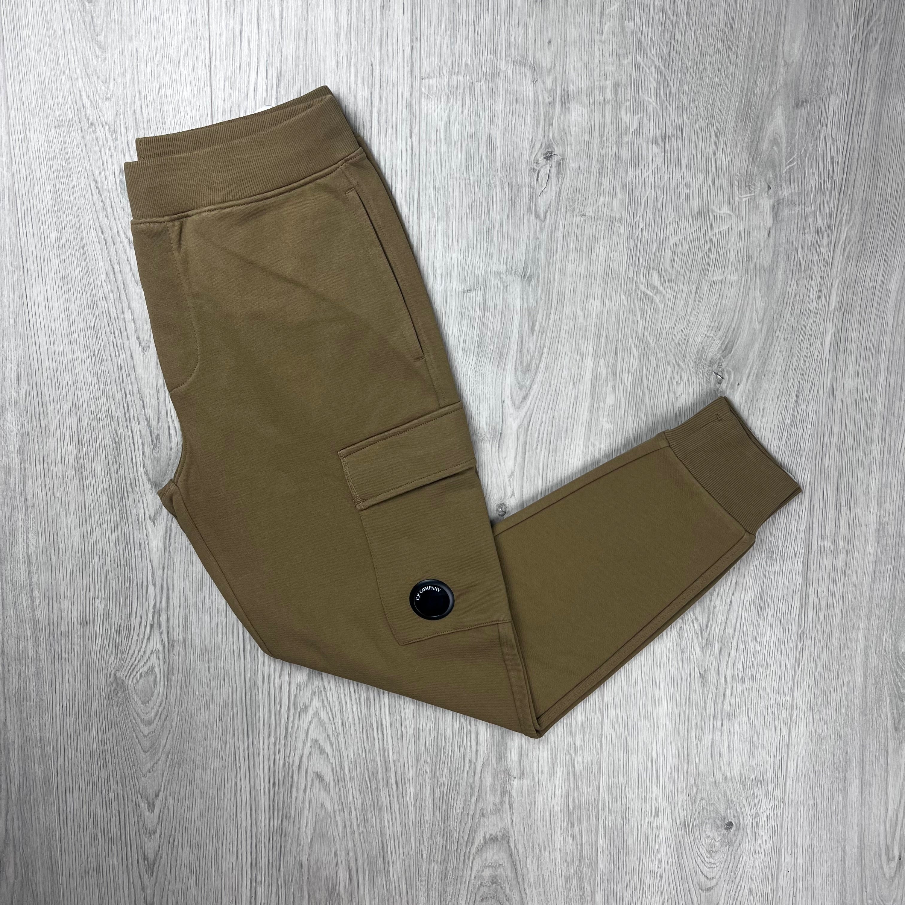 CP Company Raised Fleece Sweatpants - Ermine