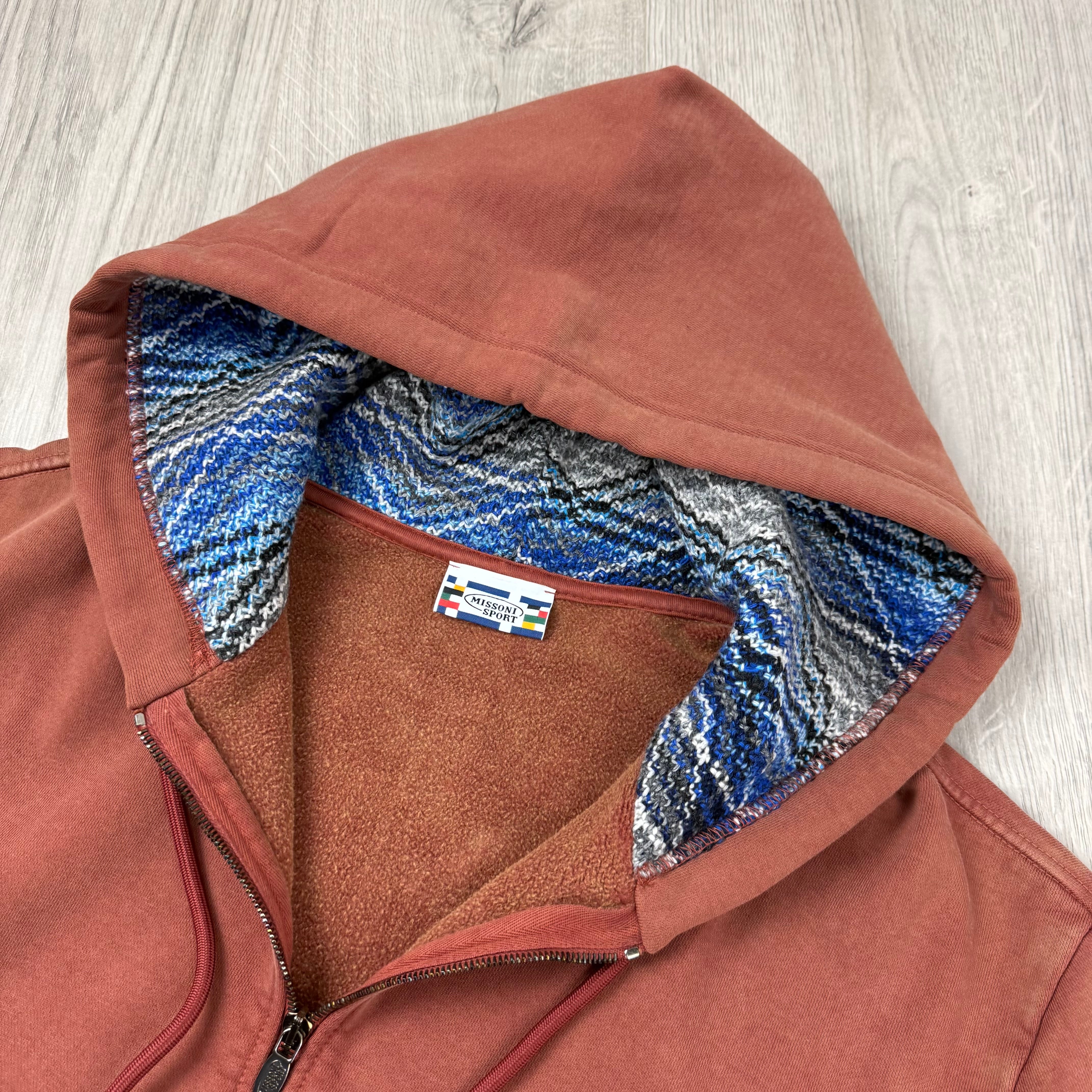 Missoni Sport Zip Hoodie - Rust