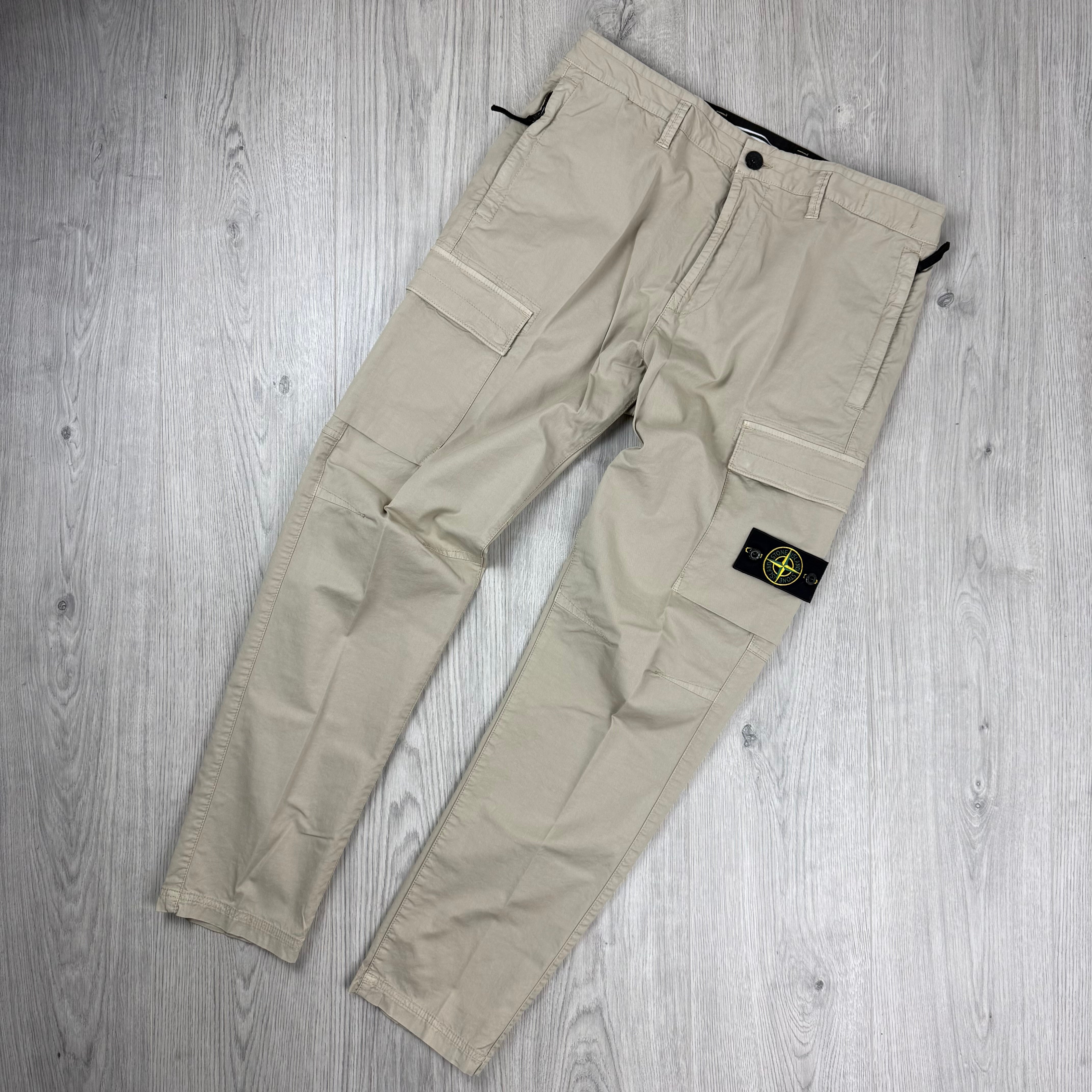 Stone Island Cargo Trousers - Desert