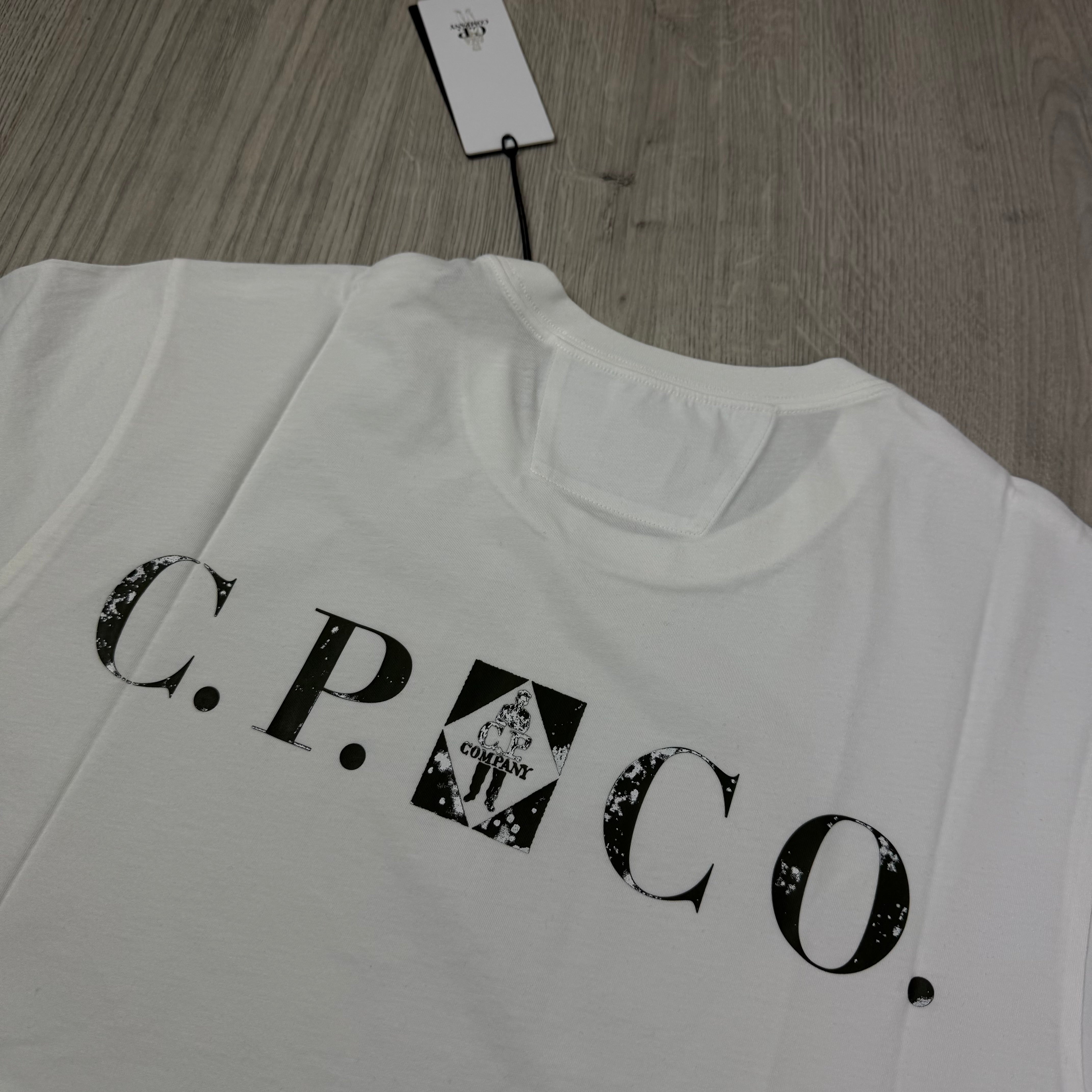 CP Company Printed T-Shirt - White