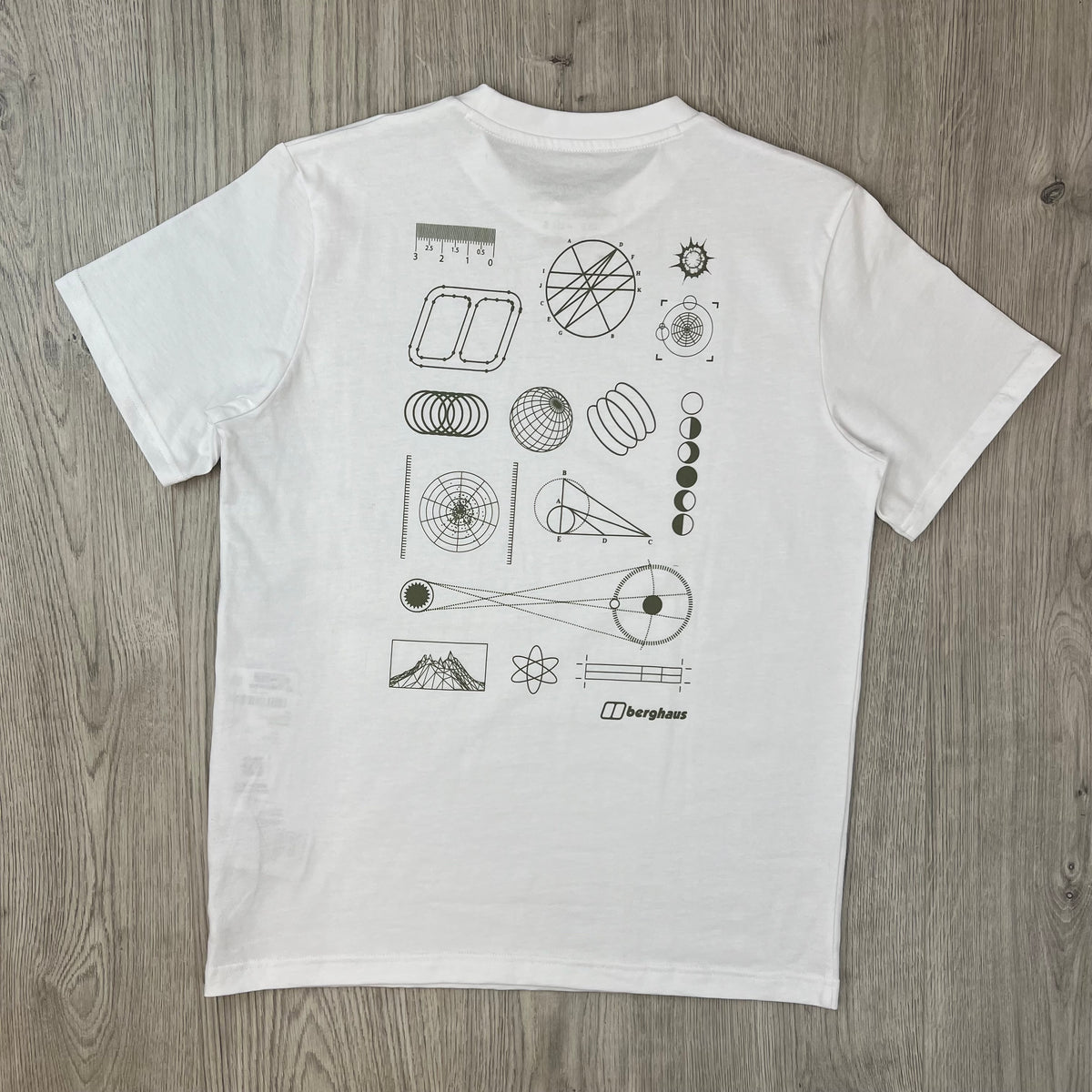 Berghaus 'Geo Mountain' T-Shirt - White