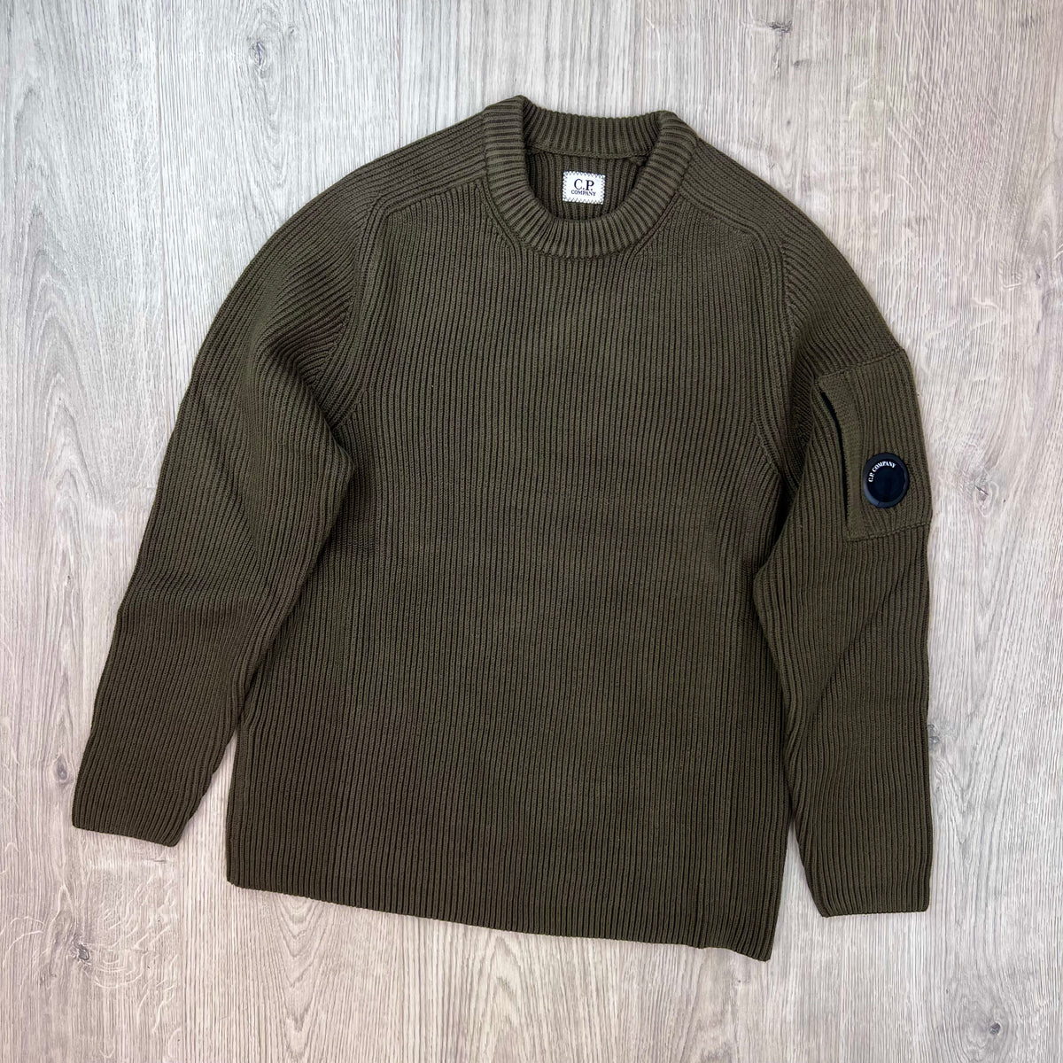 CP Company Knit Sweatshirt - Ivy Green
