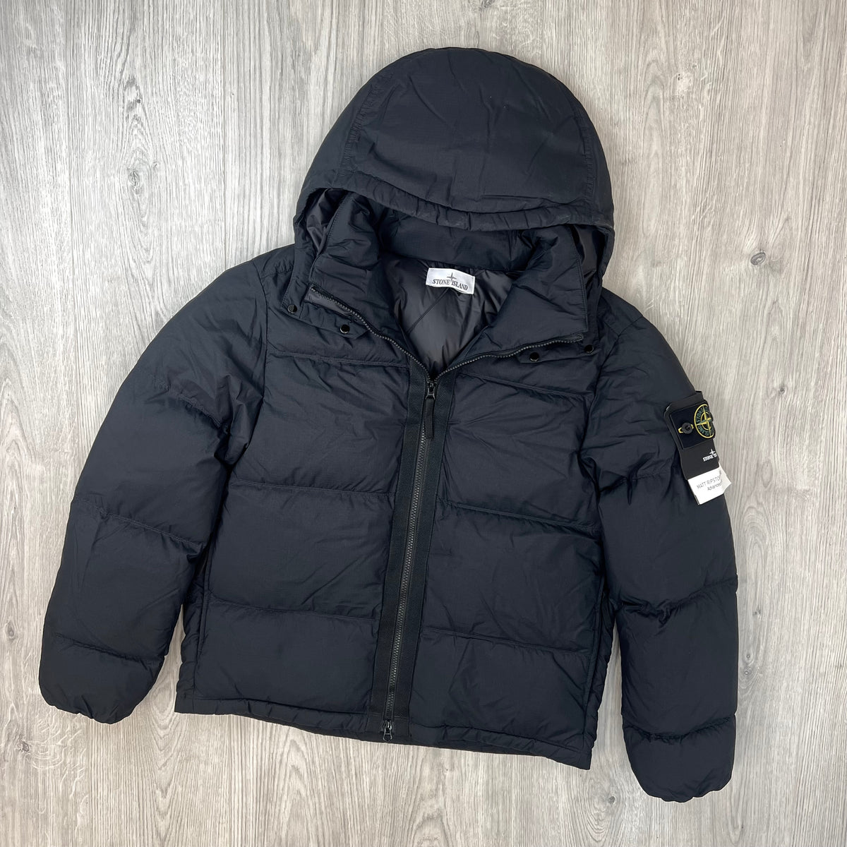 Stone Island Ripstop Down Jacket - Black