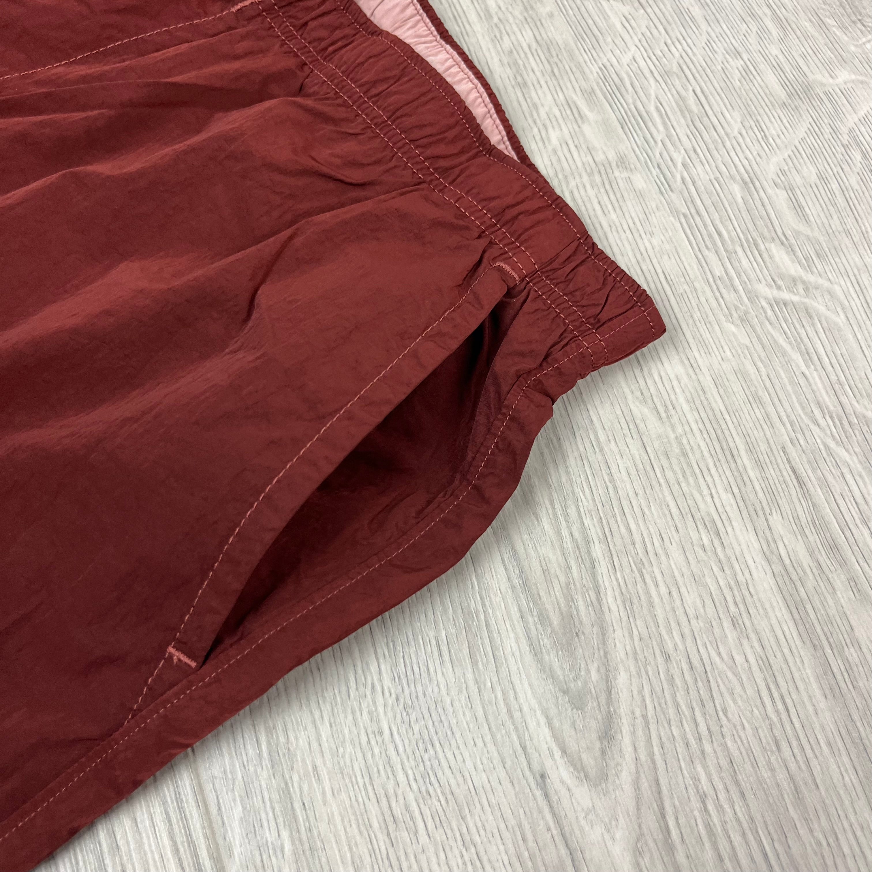 CP Company Chrome-R Swim Shorts in Sable. On sale at Open Attire.