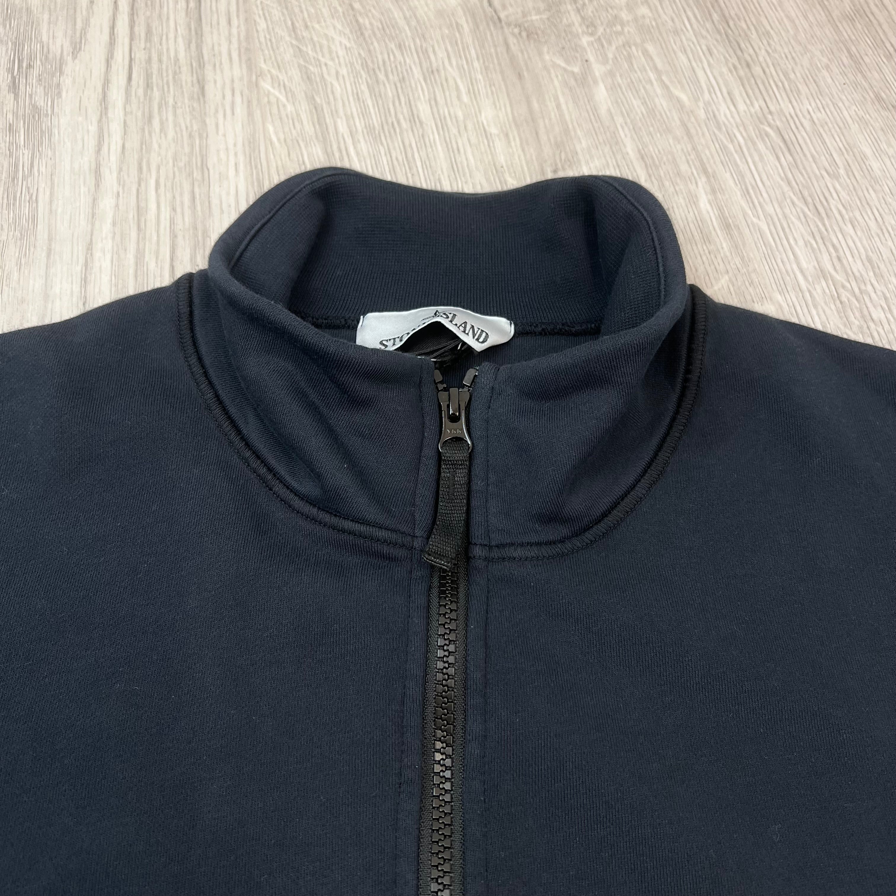 Stone Island Zip Fleece - Navy