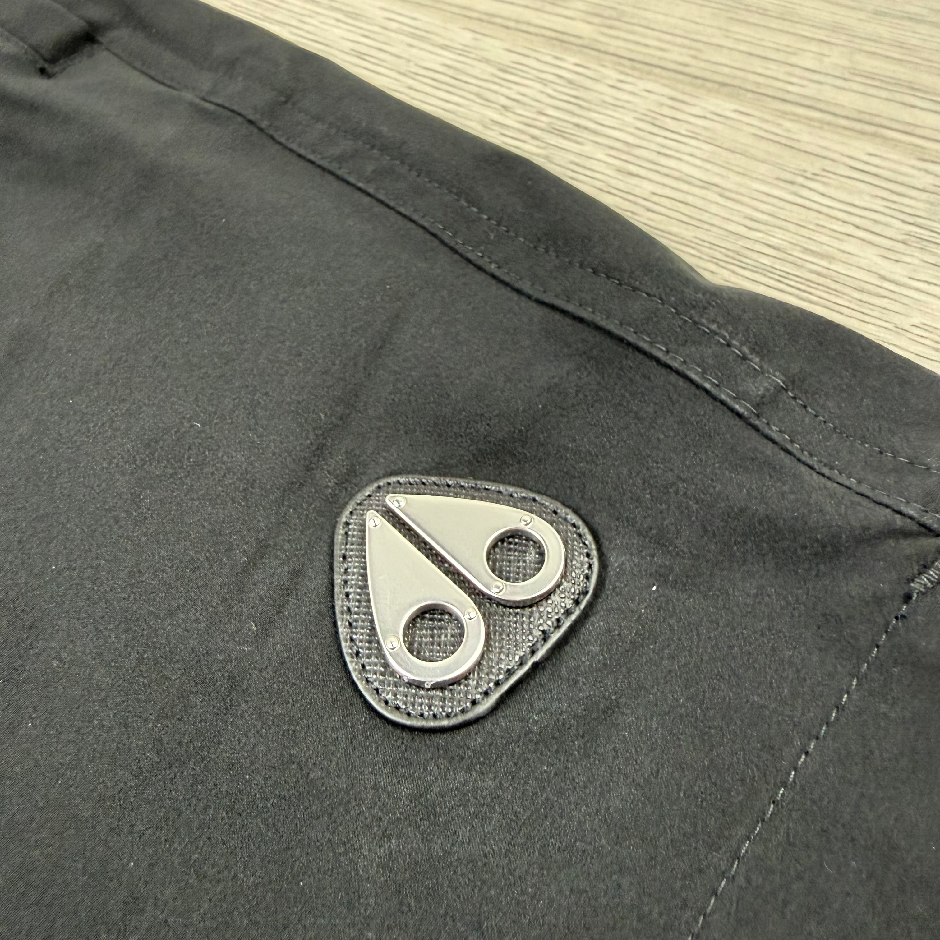 Moose Knuckles 'Logo' Swim Shorts - Black