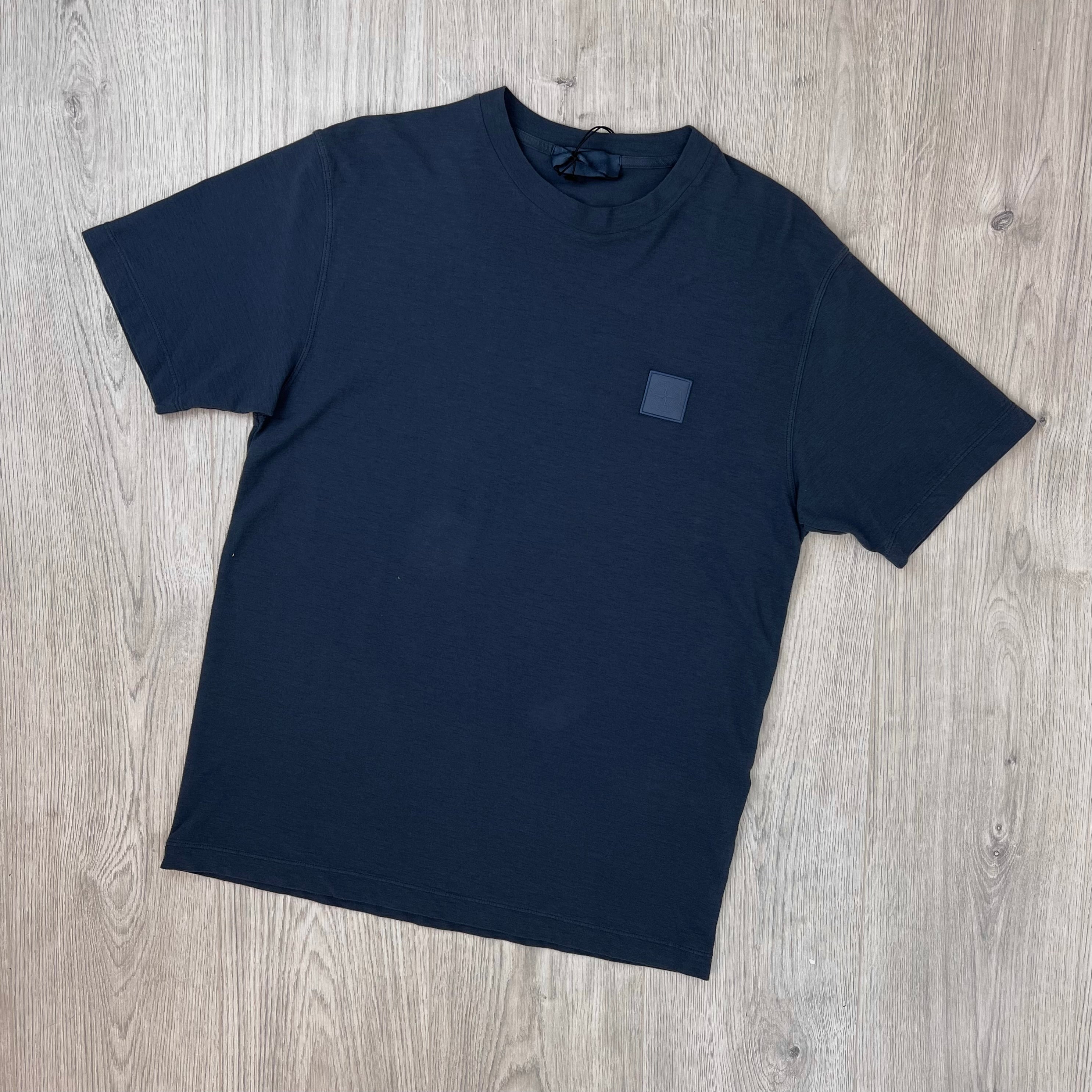 Stone Island Ghost Patch T-Shirt - Slate Blue