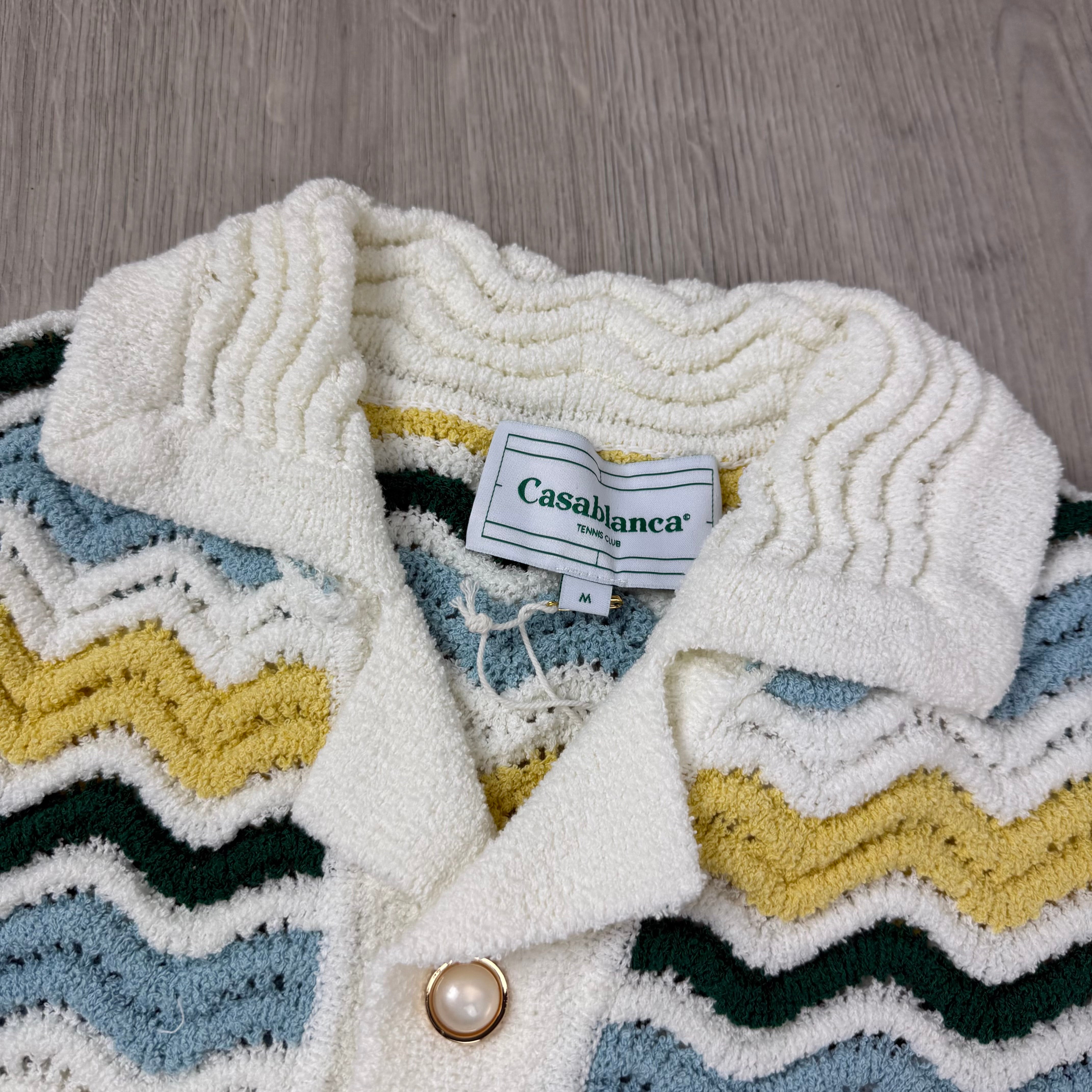 Casablanca 'Wavy' Boucle Shirt - Multicolour