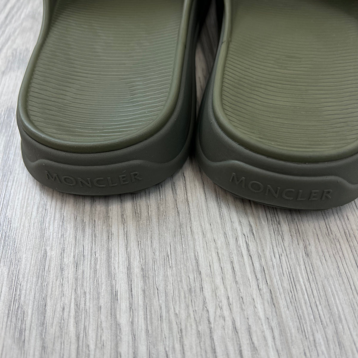 Moncler Altive Slides - Sage Green