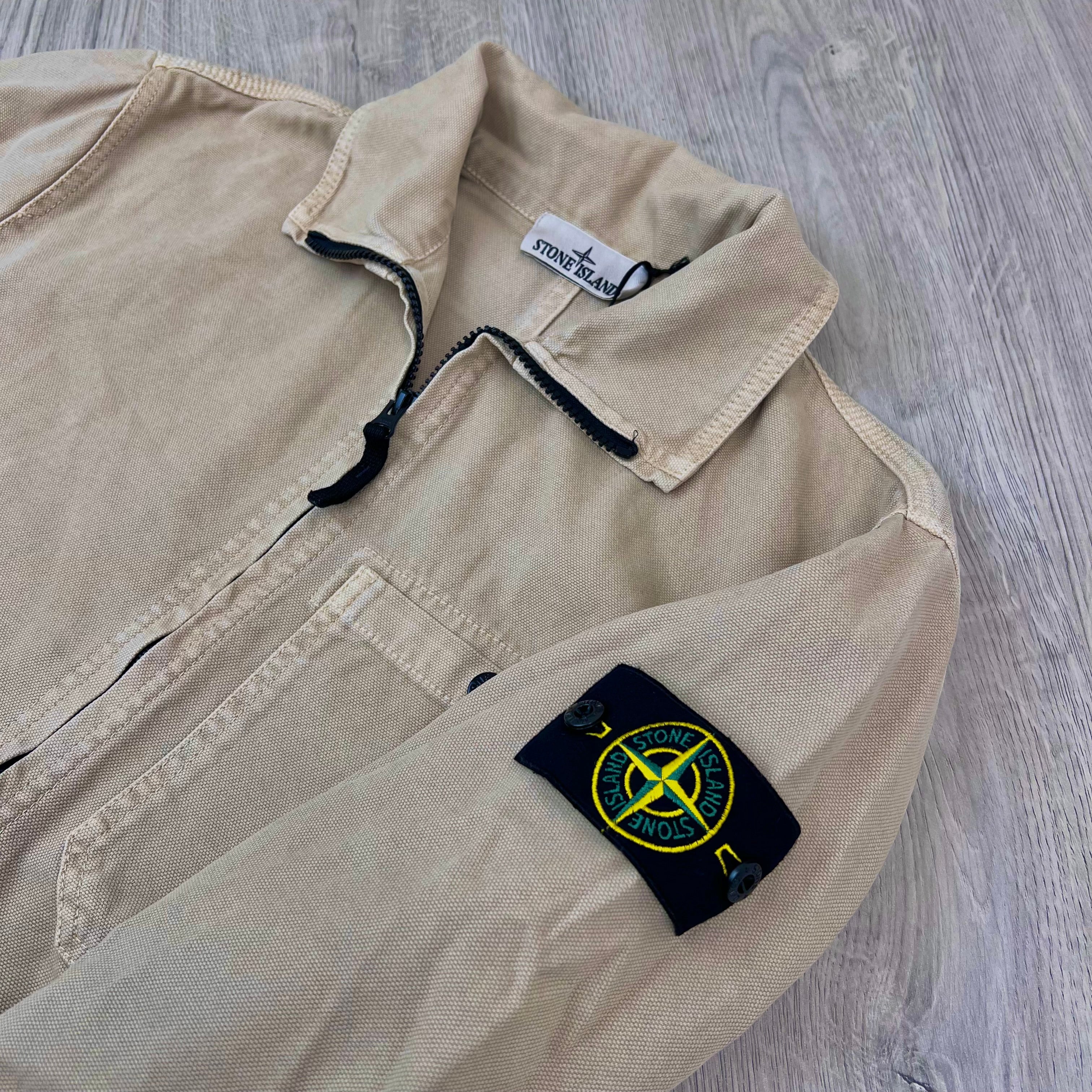 Stone Island Zip Overshirt - Desert