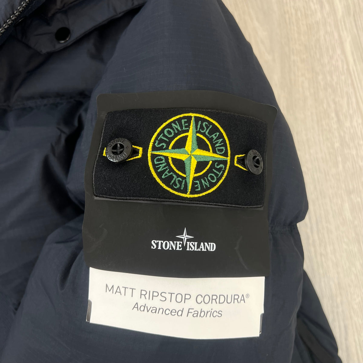 Stone Island Ripstop Down Jacket - Navy