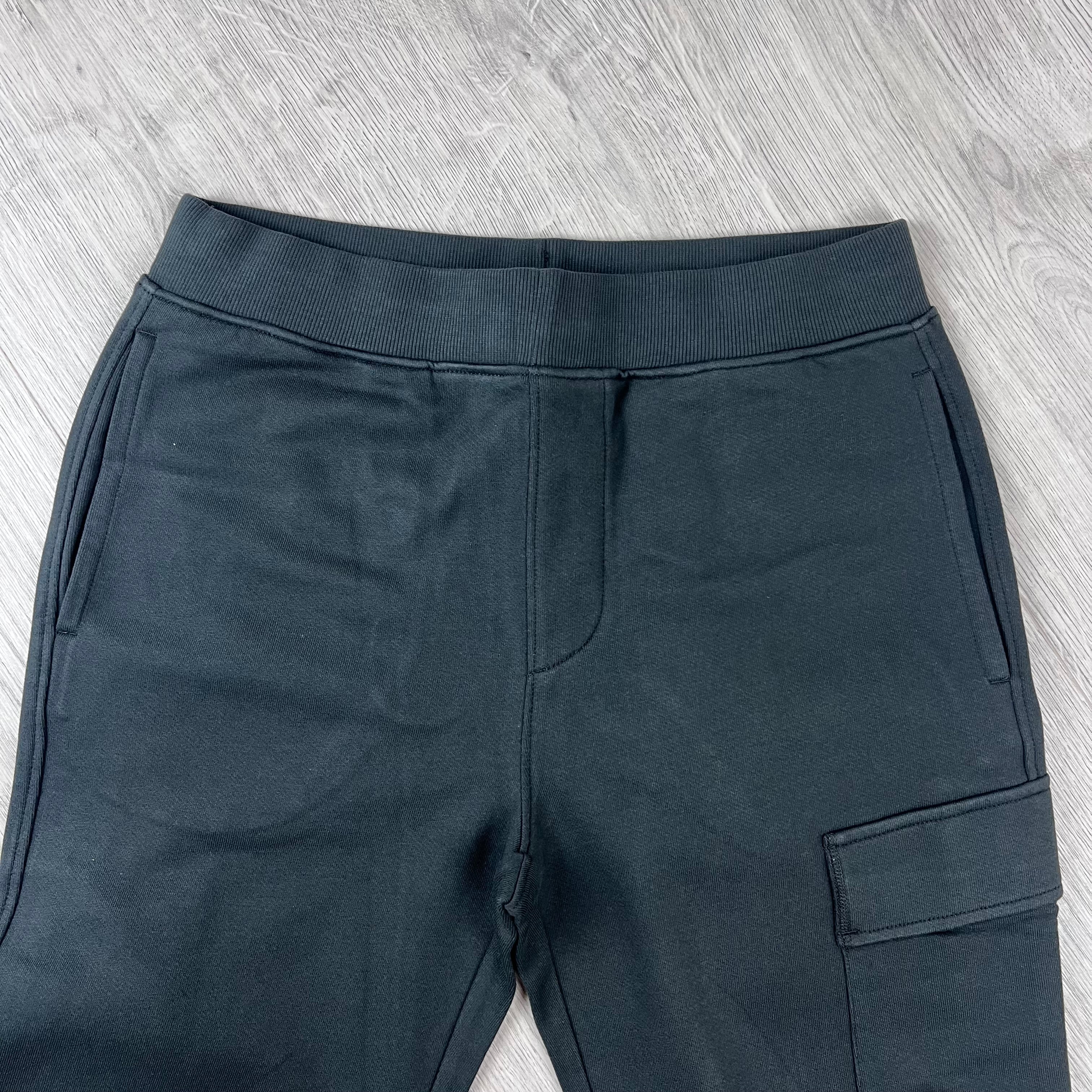 CP Company Raised Fleece Sweatpants - Raven