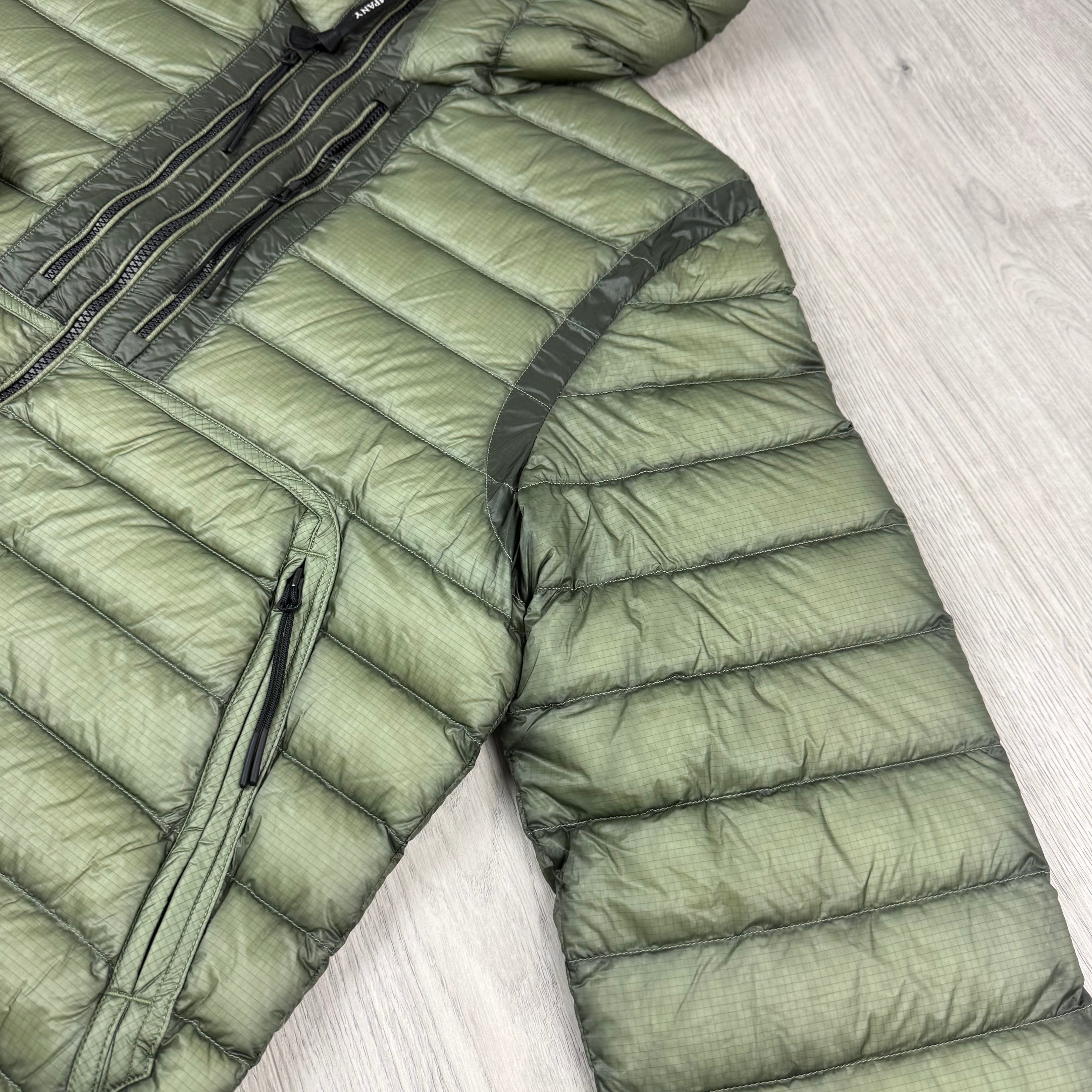 CP Company D.D. Goggle Jacket - Sea Grass