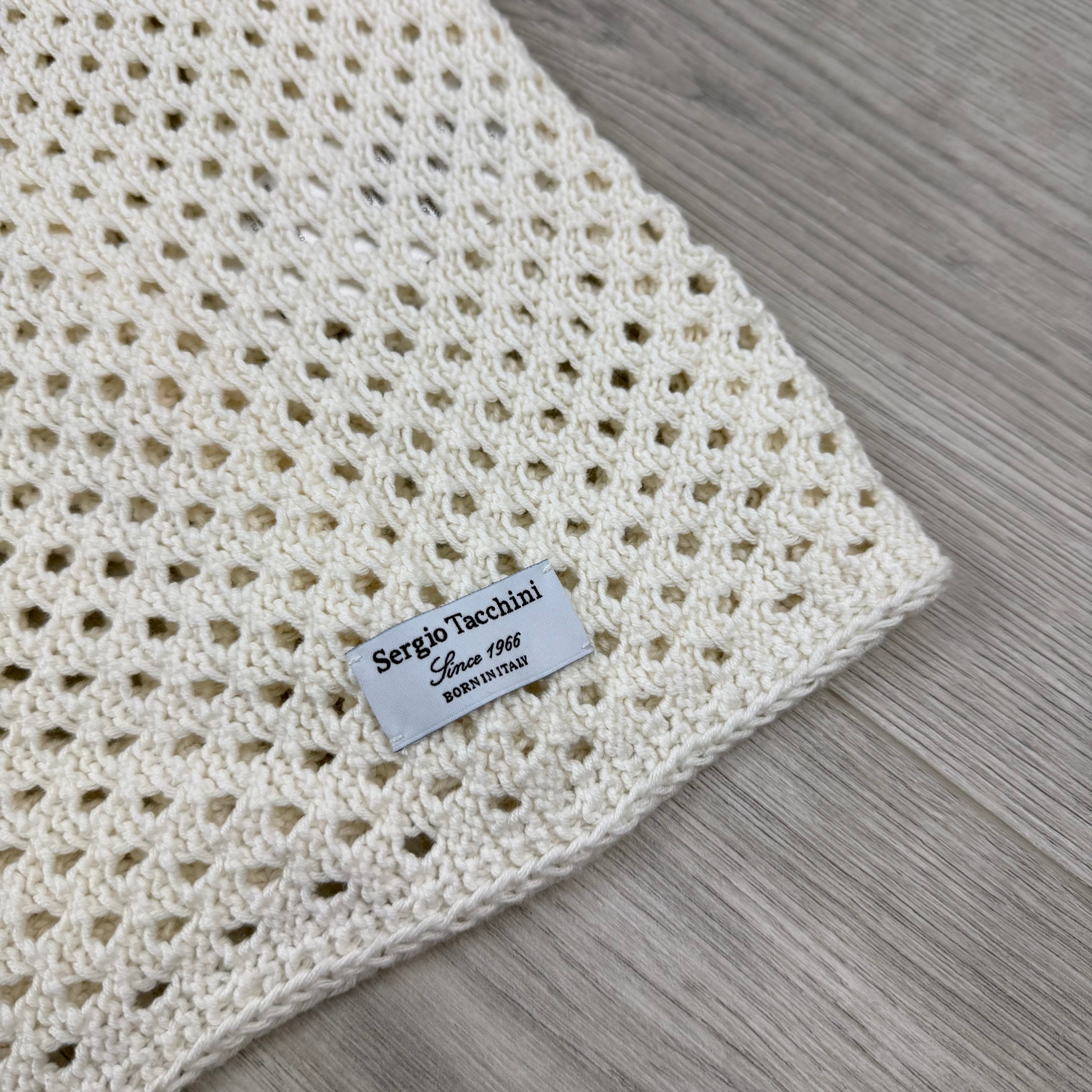 Sergio Tacchini 'Ortigia' Mesh Shirt - Gardenia