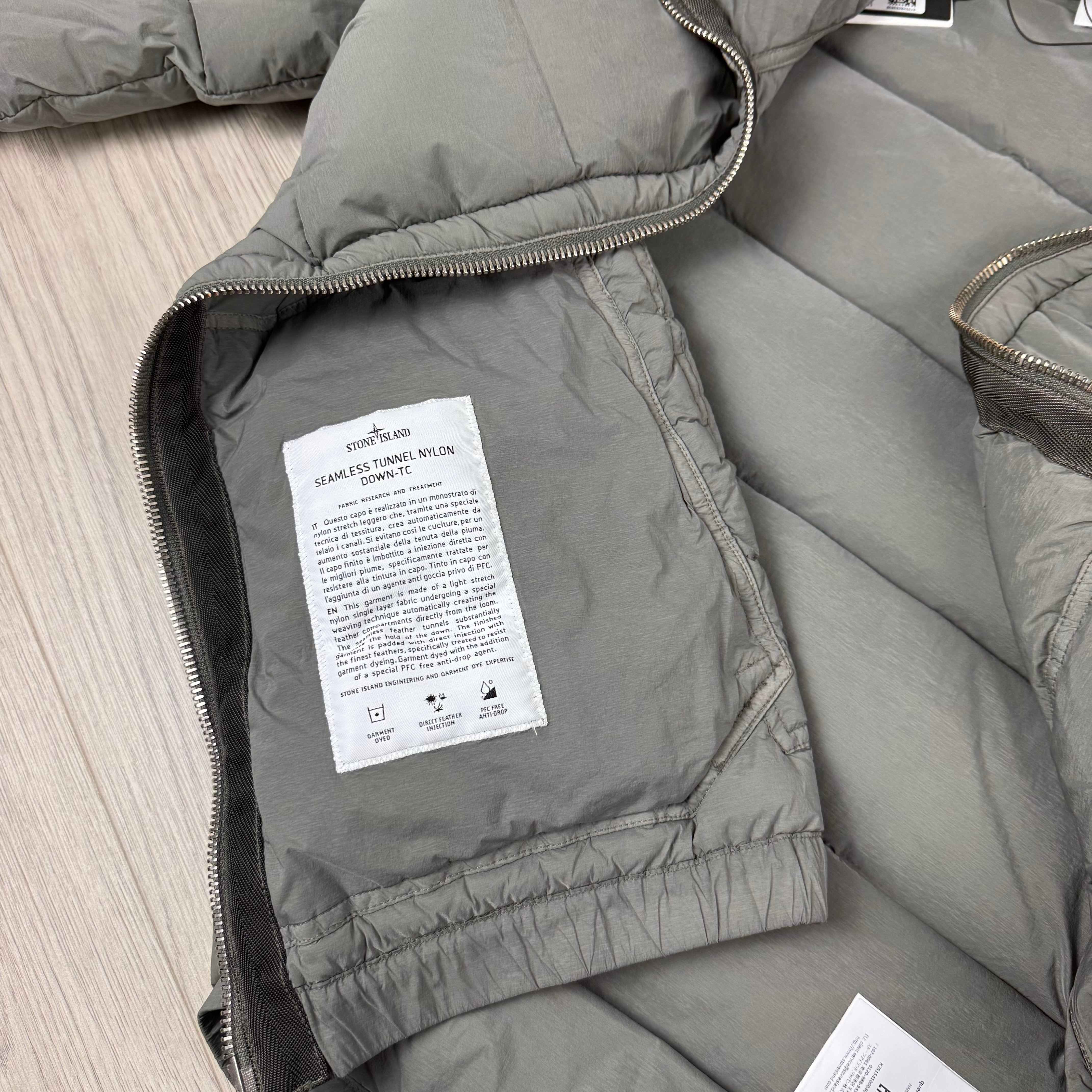 Stone Island Nylon Down Jacket - Cement