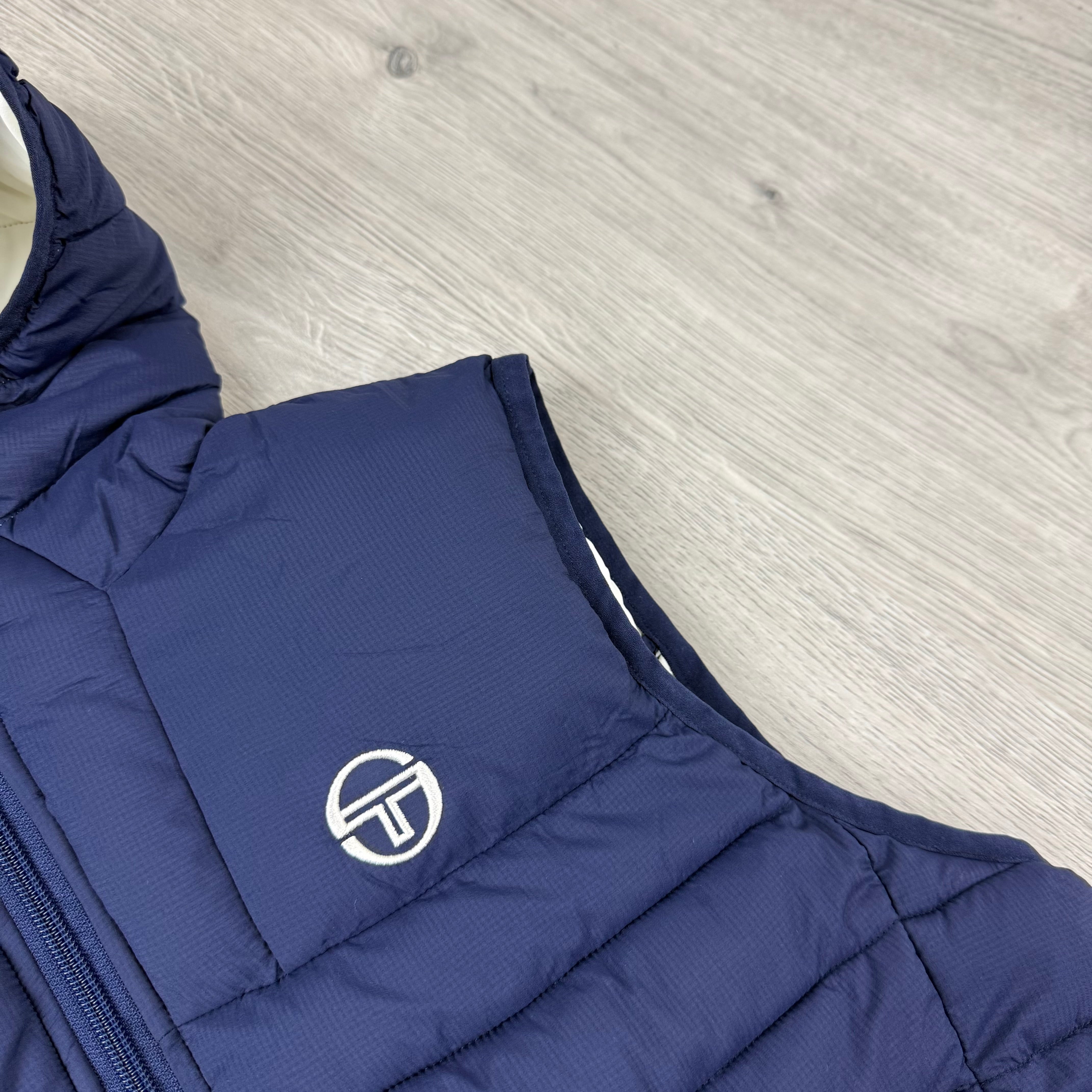 Sergio Tacchini 'Vessen 024' Puffer Gilet - Navy