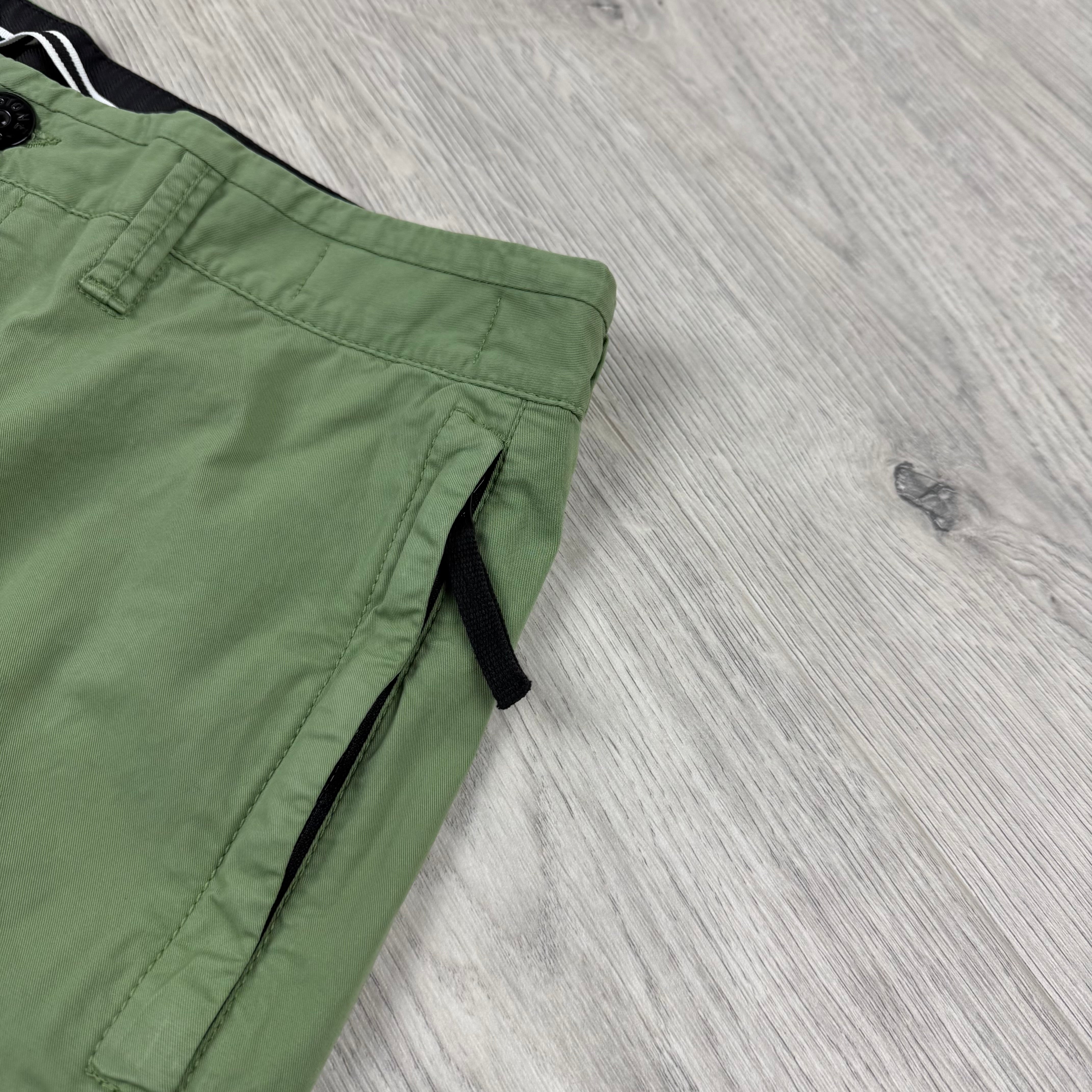 Stone Island Supima Cargo Trousers - Sage