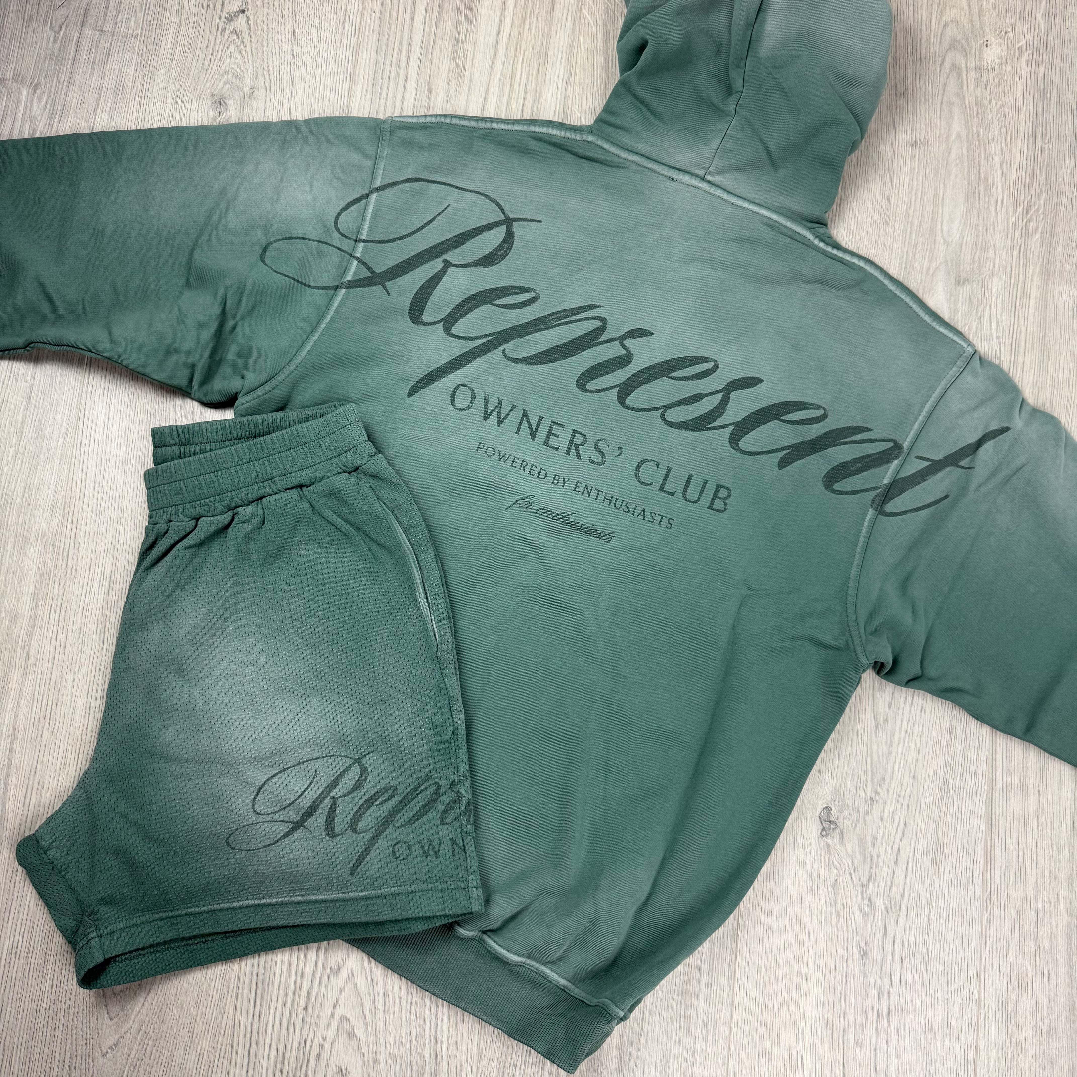 Represent 'Owners Club' Tracksuit - Vintage Green