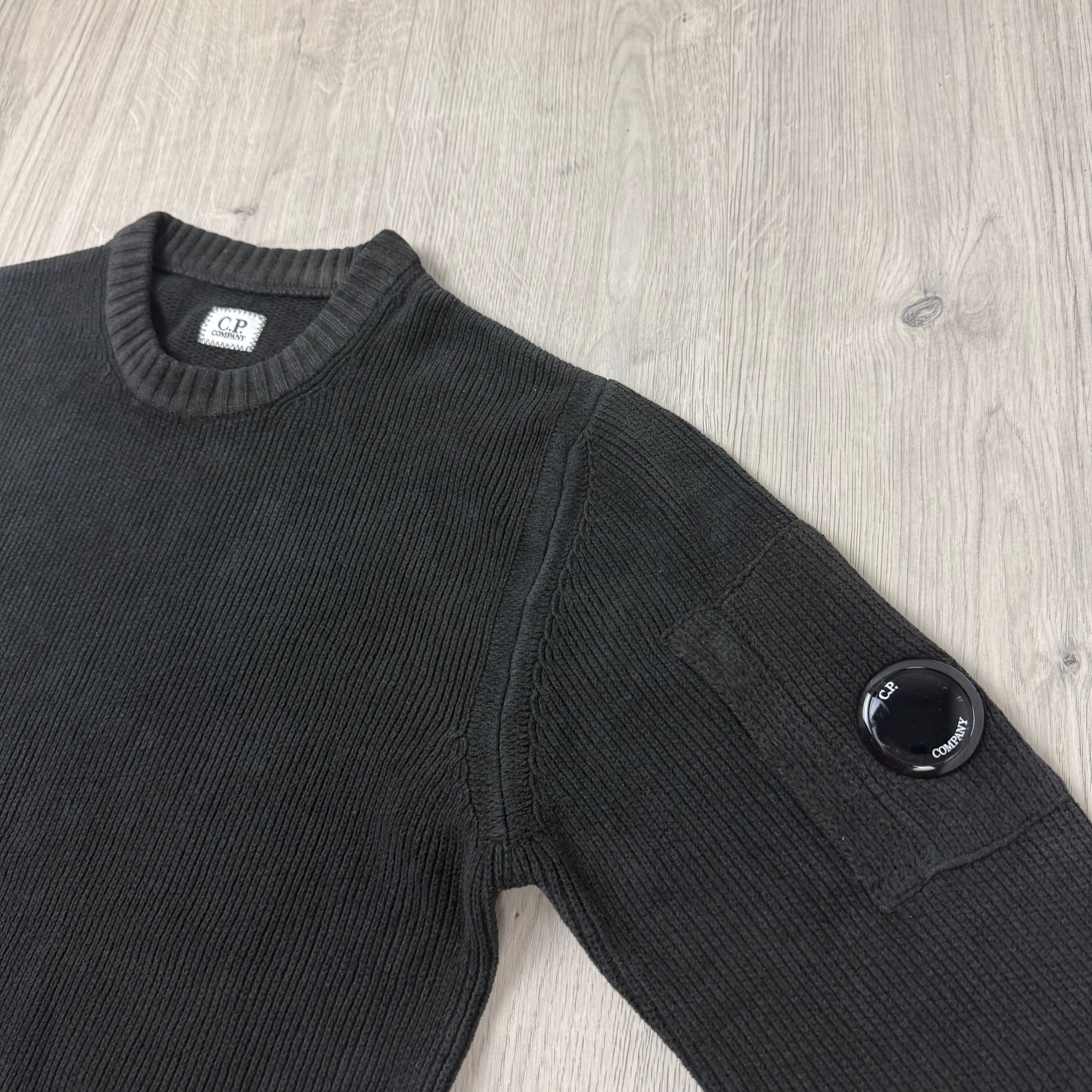 CP Company Chenille Sweatshirt - Black