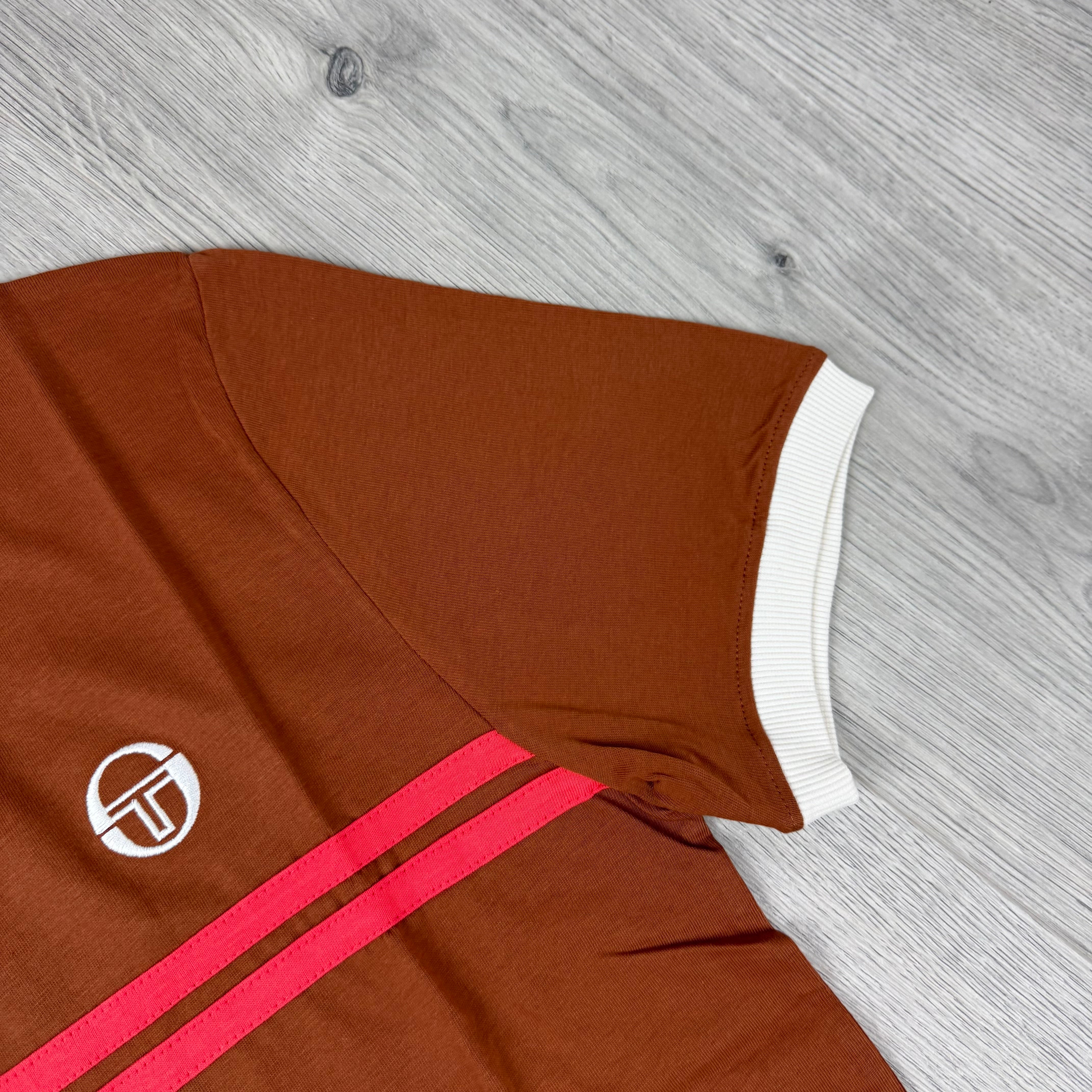 Sergio Tacchini 'Supermac' T-Shirt - Mocha Bisque