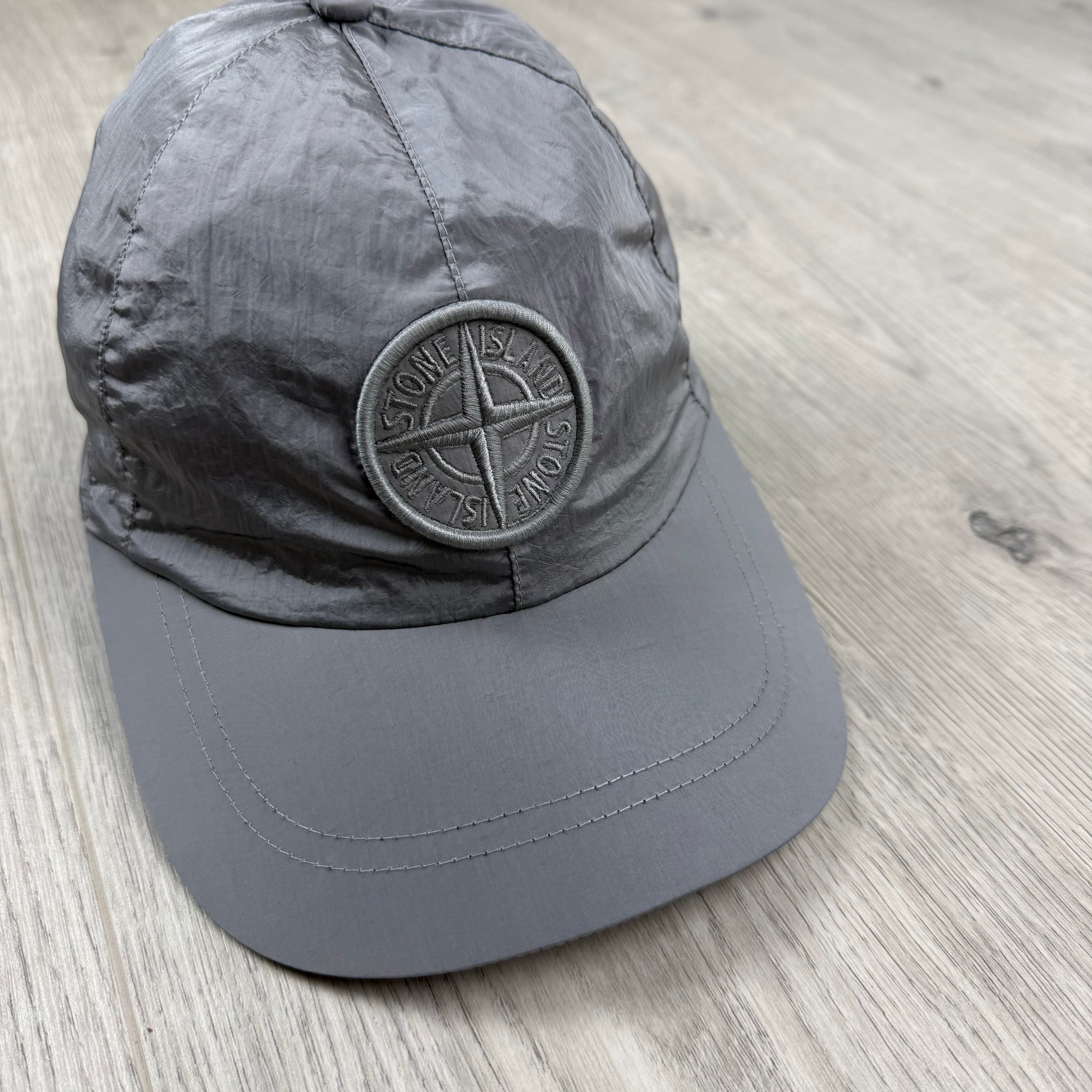 Stone Island Metal Baseball Cap - Pearl Grey