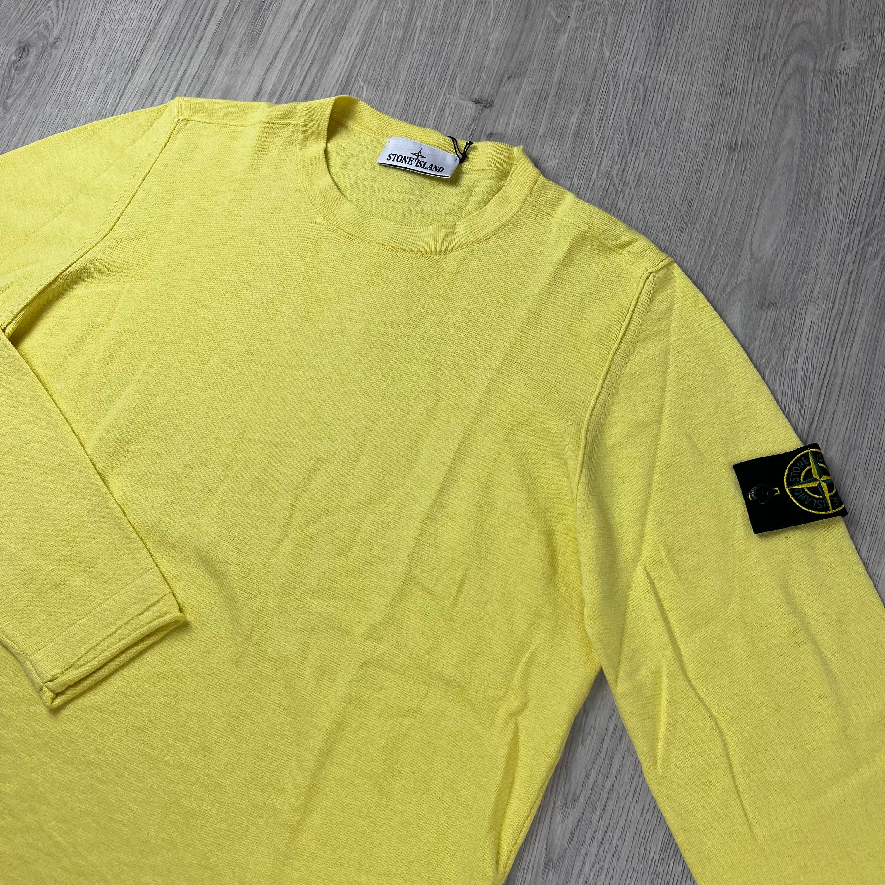 Stone Island Knit Sweatshirt - Lemon