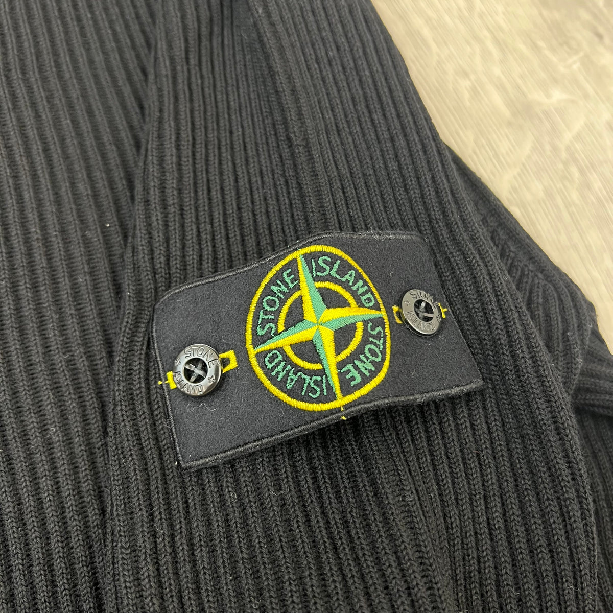 Stone Island Knit Sweatshirt - Black