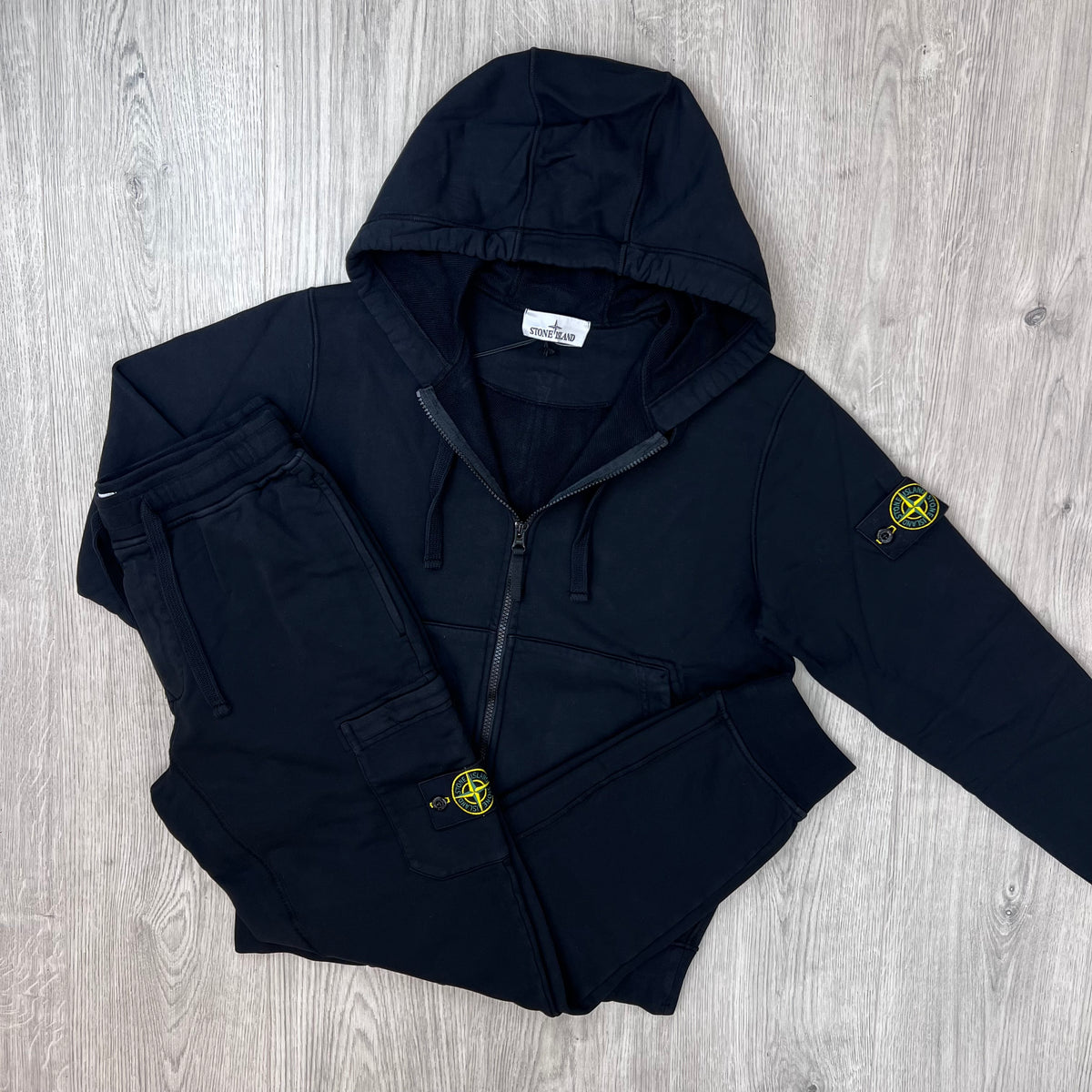 Stone Island Tracksuit - Black